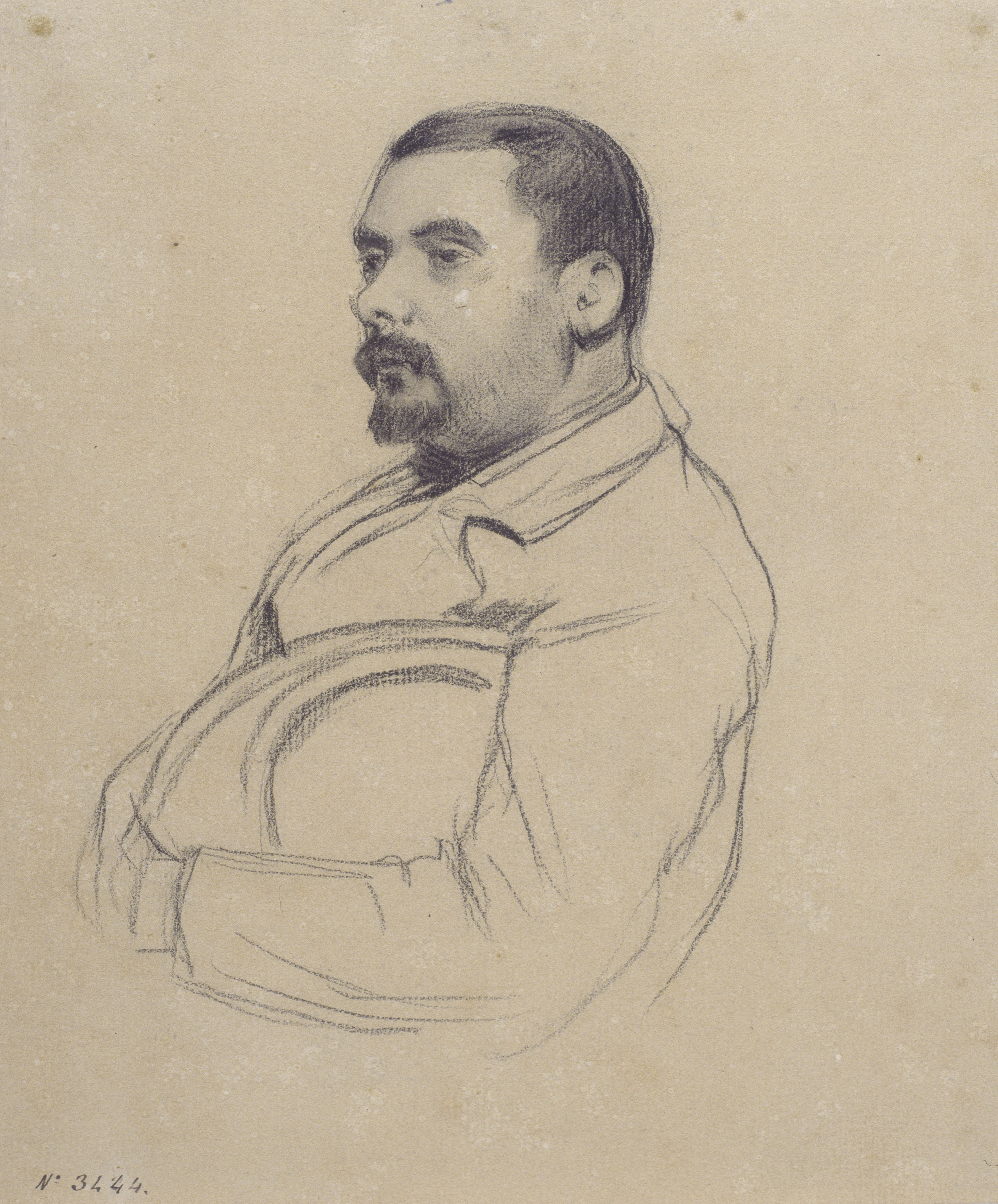 image for: Santiago Rusiñol - Retrat d'home - Cap a 1895-1897