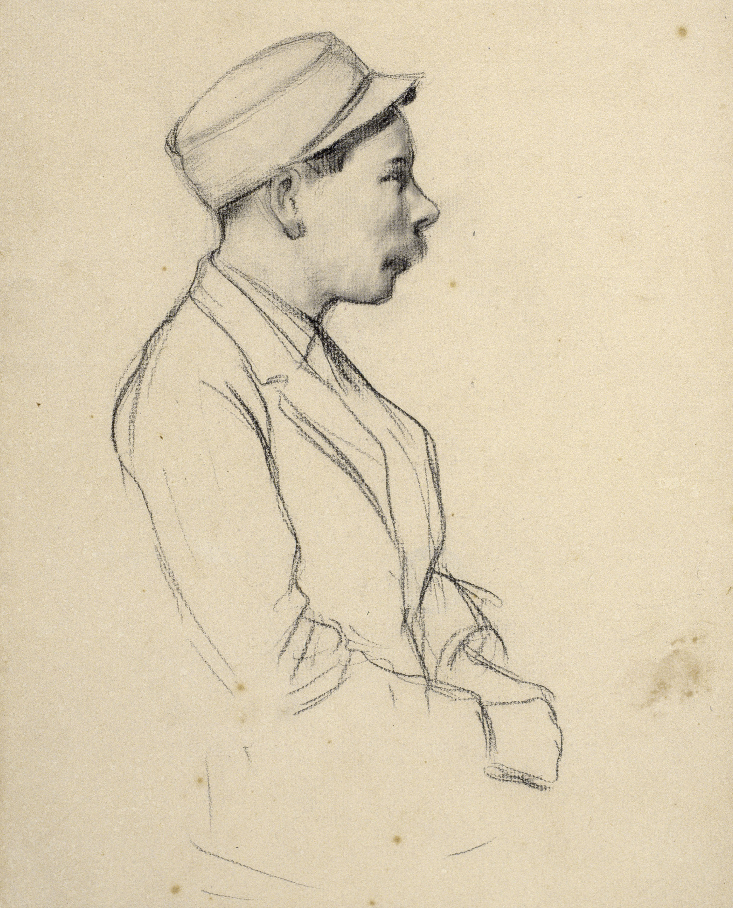 image for: Santiago Rusiñol - Retrat d'home - Cap a 1895-1897