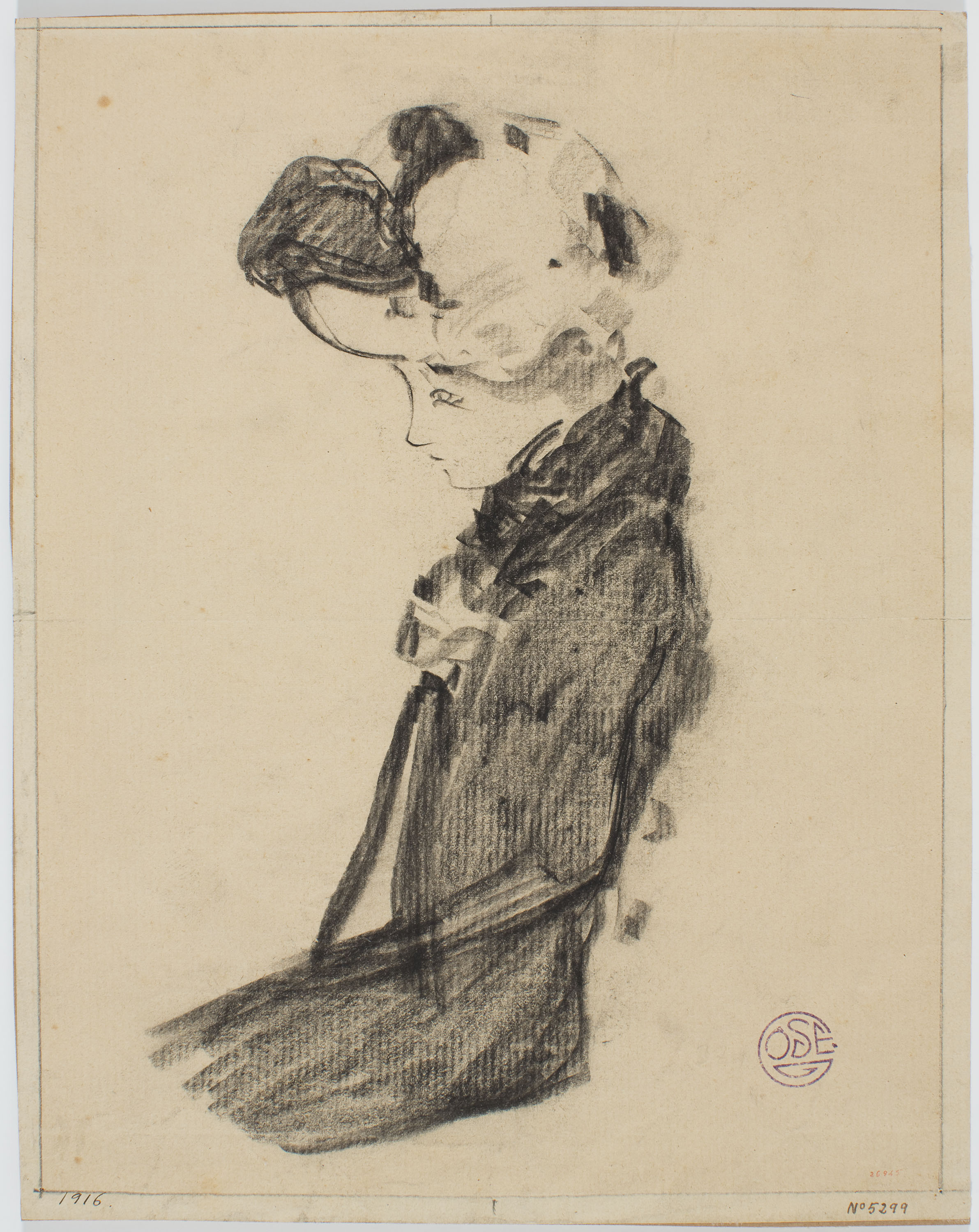 image for: Francesc Xavier Gosé - Dona trista - Cap a 1906