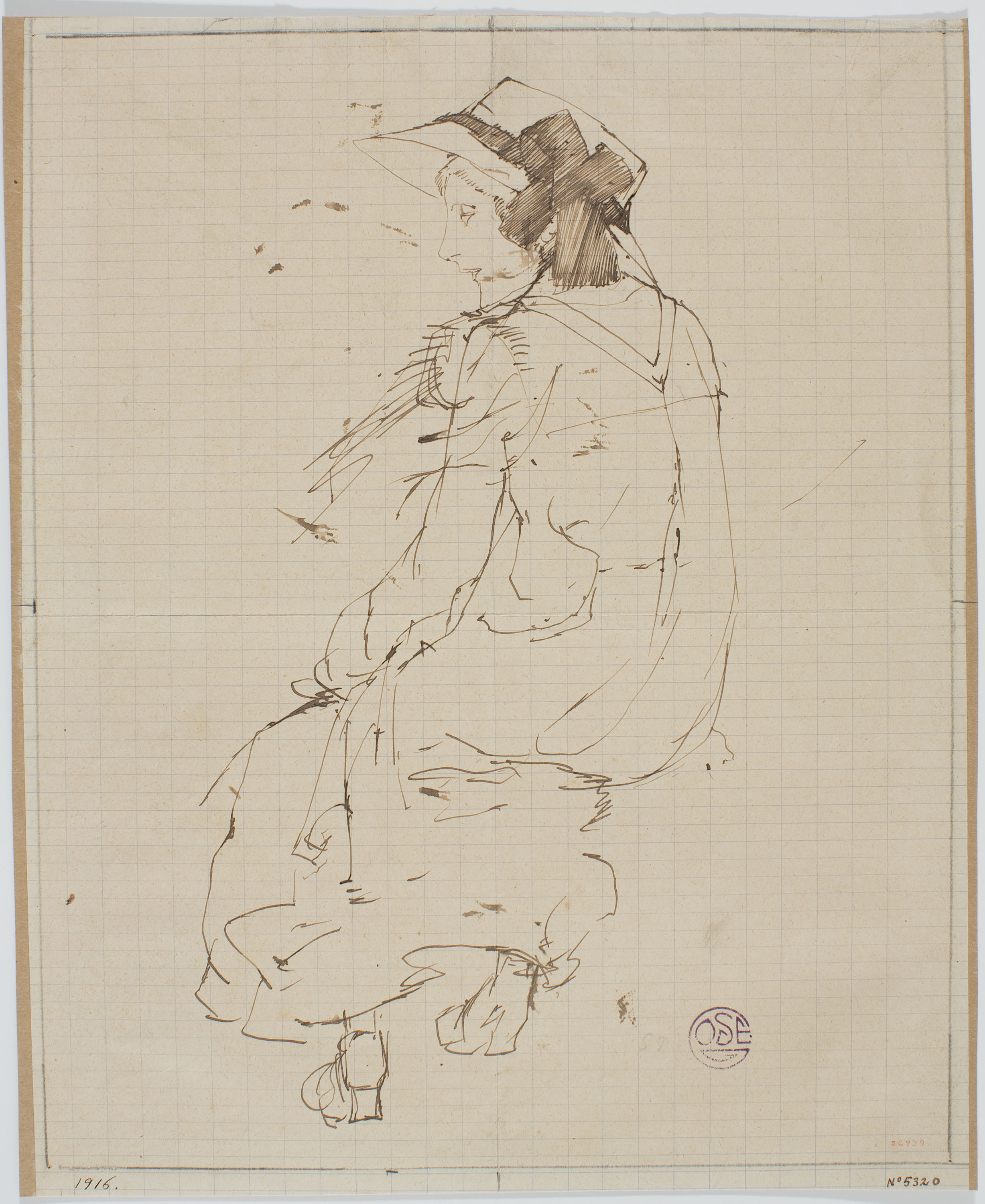 image for: Francesc Xavier Gosé - Noia asseguda - Cap a 1910