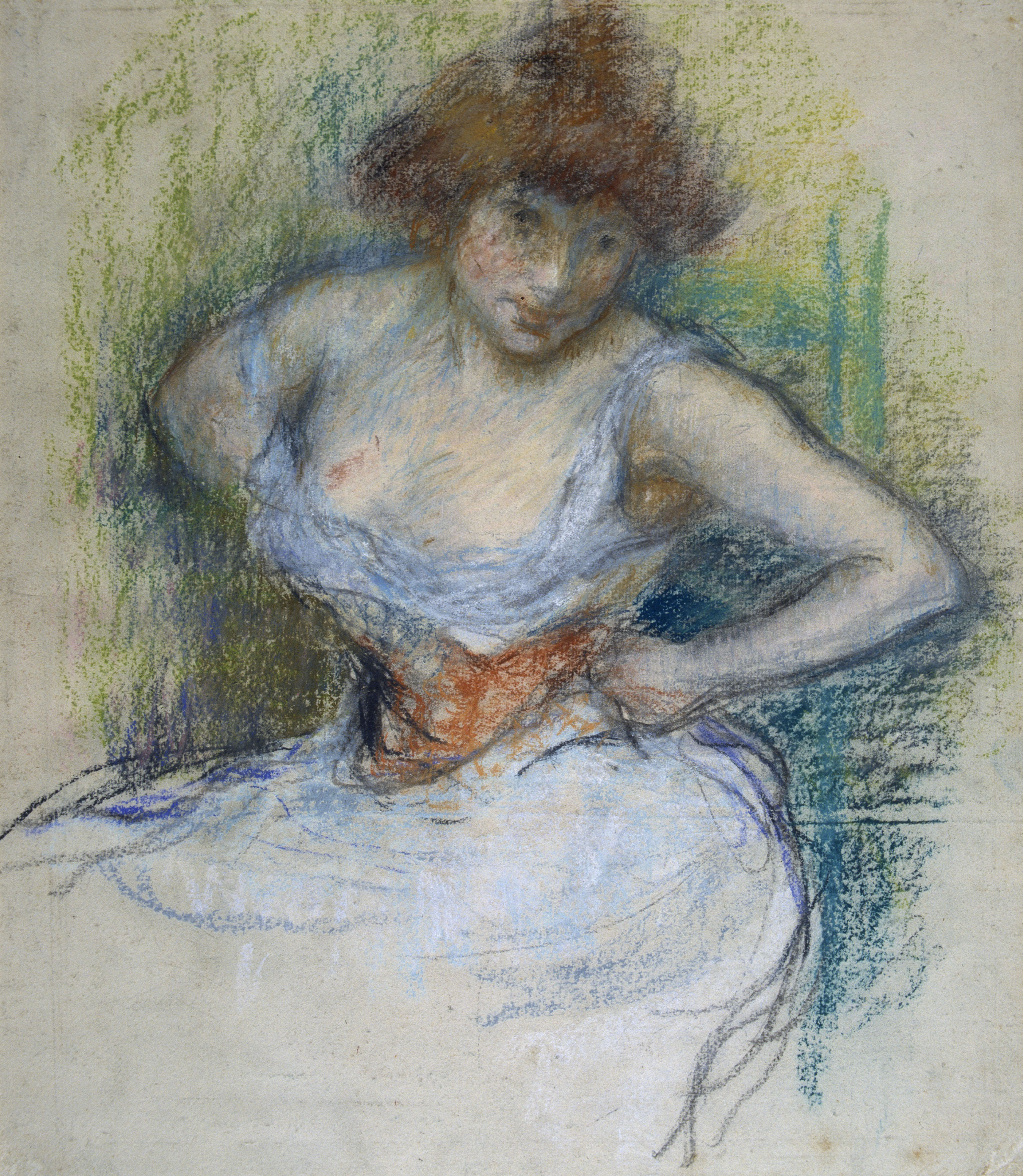 image for: Ricard Canals - Dona asseguda - Cap a 1897-1899