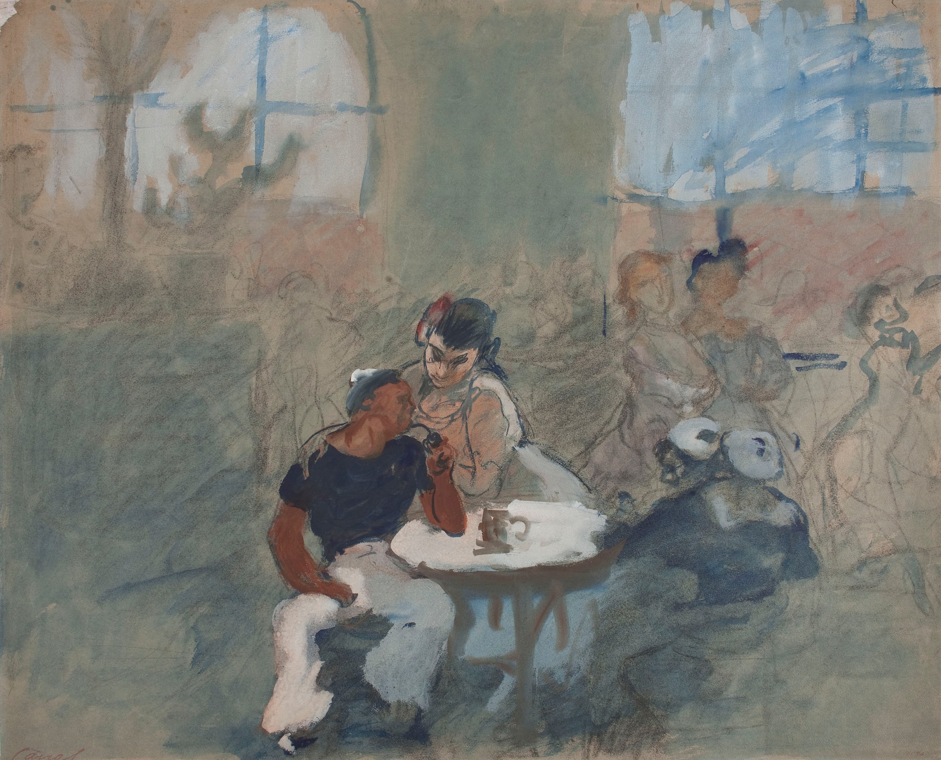 image for: Ricard Canals - Interior de taverna - Cap a 1910