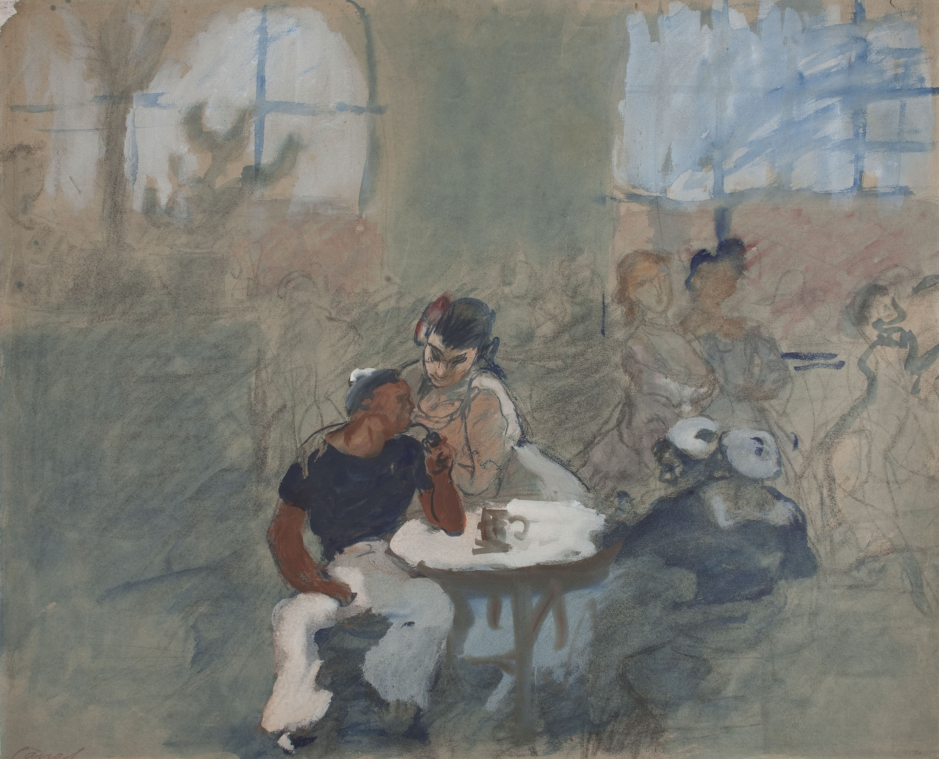 image for: Ricard Canals - Interior de taverna - Cap a 1910