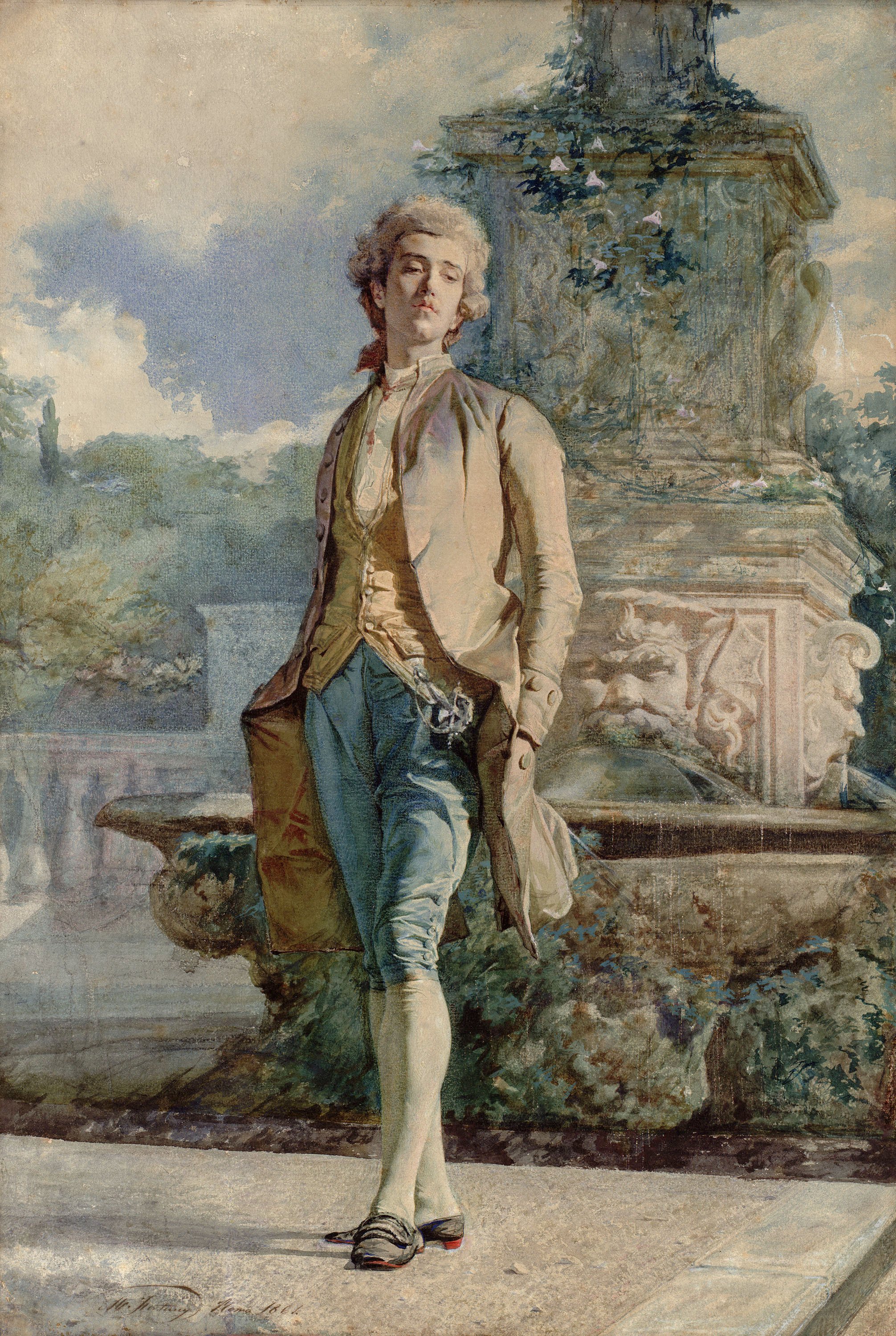 Marià Fortuny - Il contino - 1861 image for: Marià Fortuny - Il contino - 1861