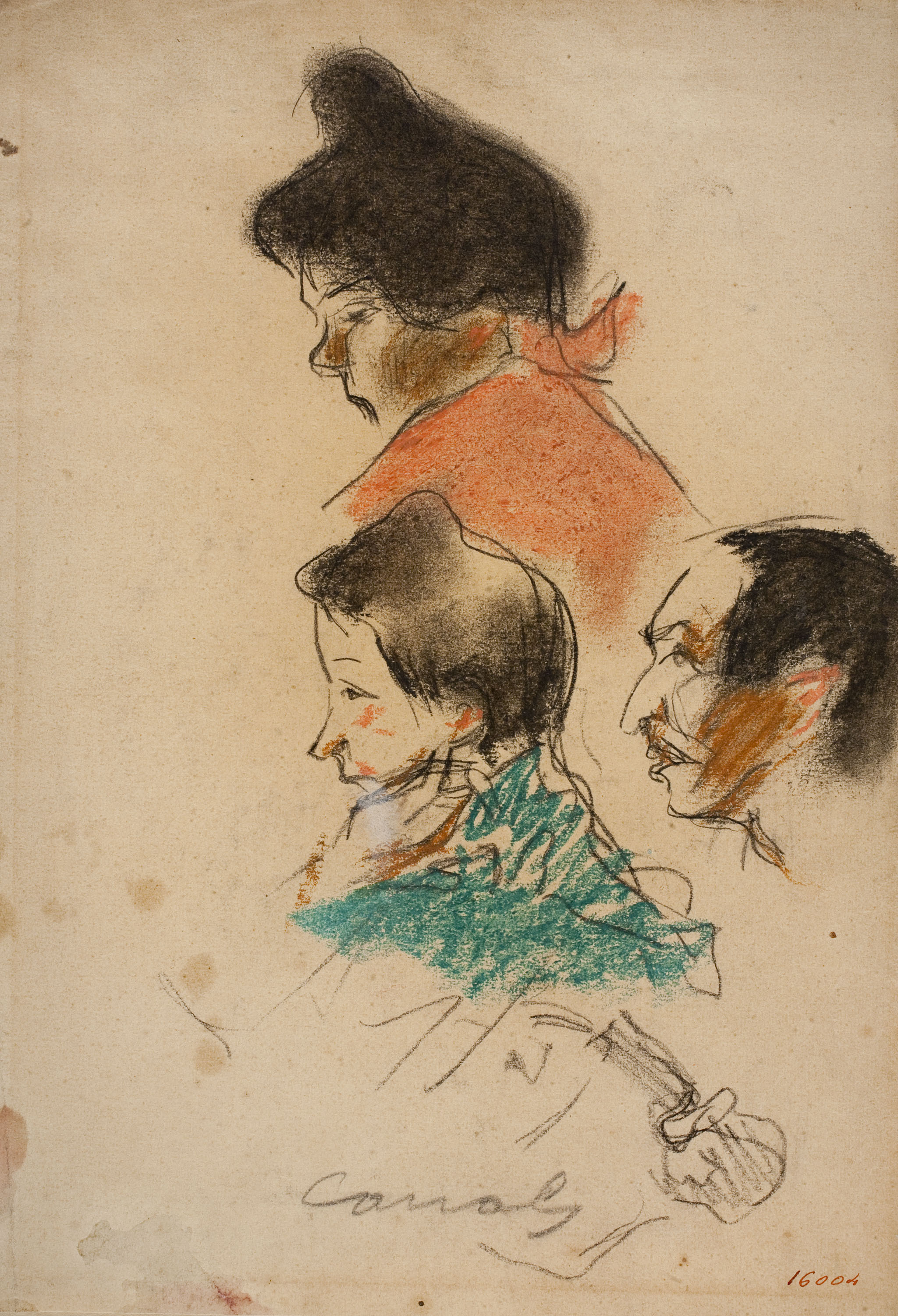 image for: Ricard Canals - Bustos femenins i cap d'home - Cap a 1900-1910