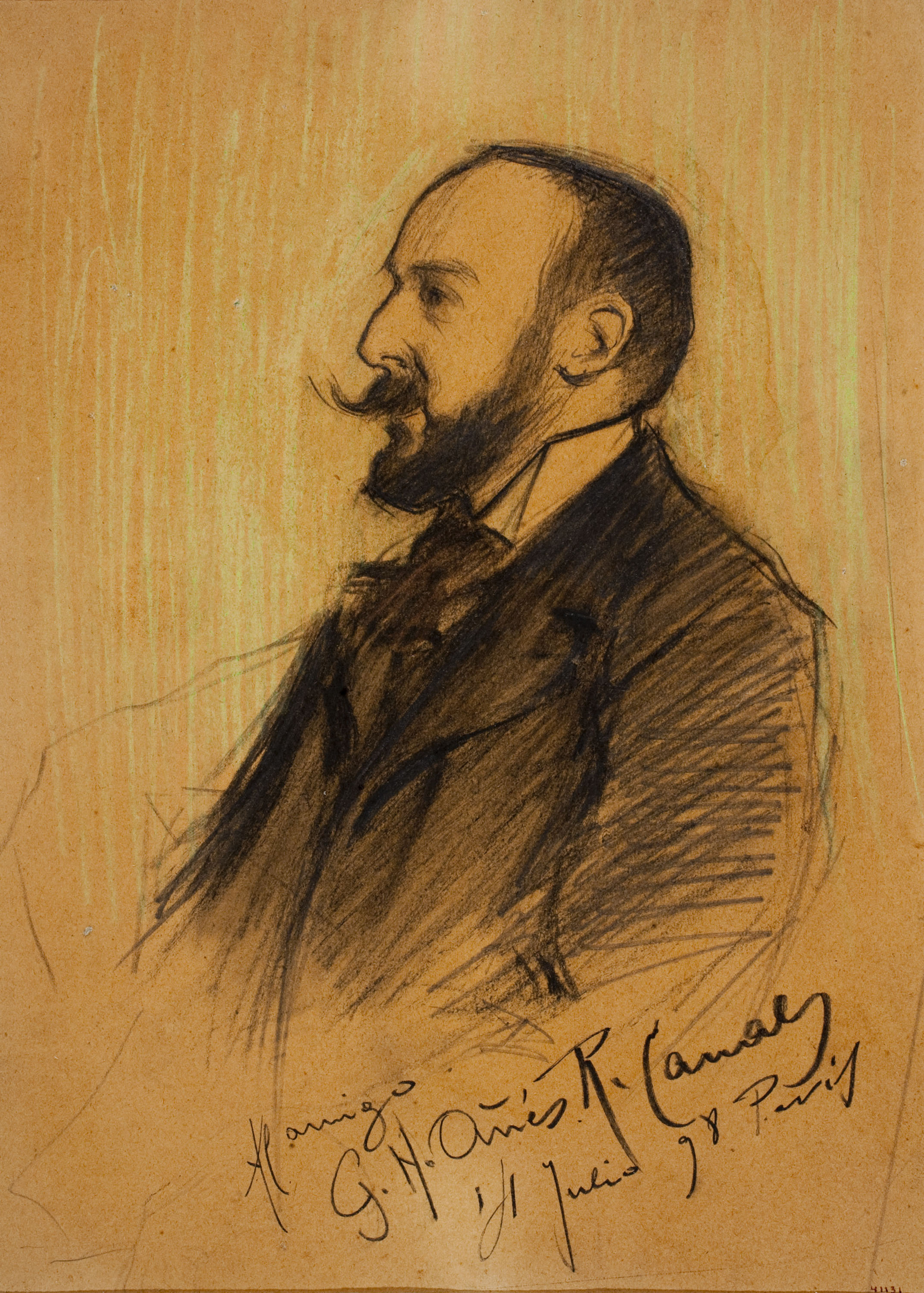 image for: Ricard Canals - Retrat de Generós N. Añés - 1898