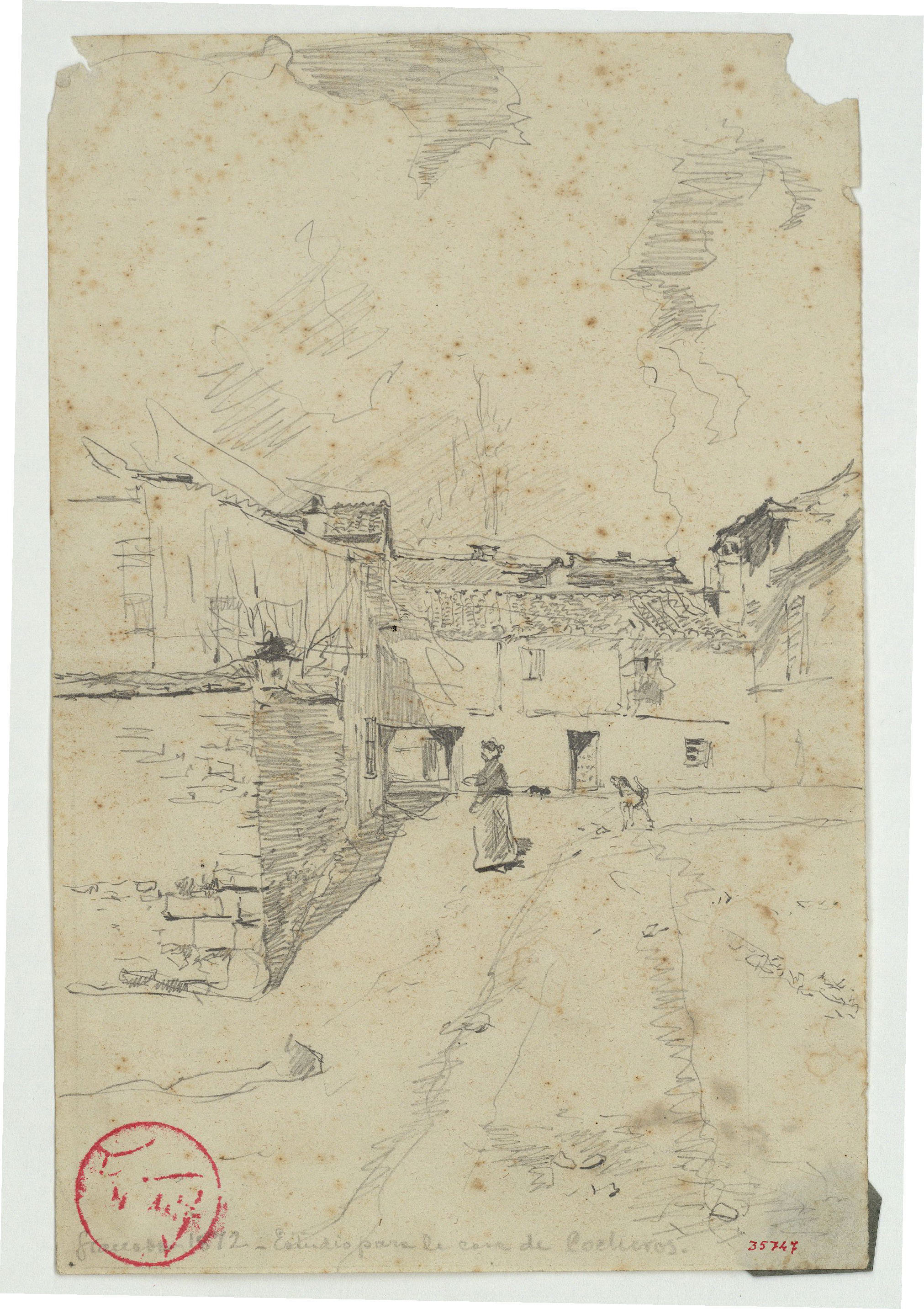 image for: Marià Fortuny - Casa de Cocheros a Granada - Cap a 1872