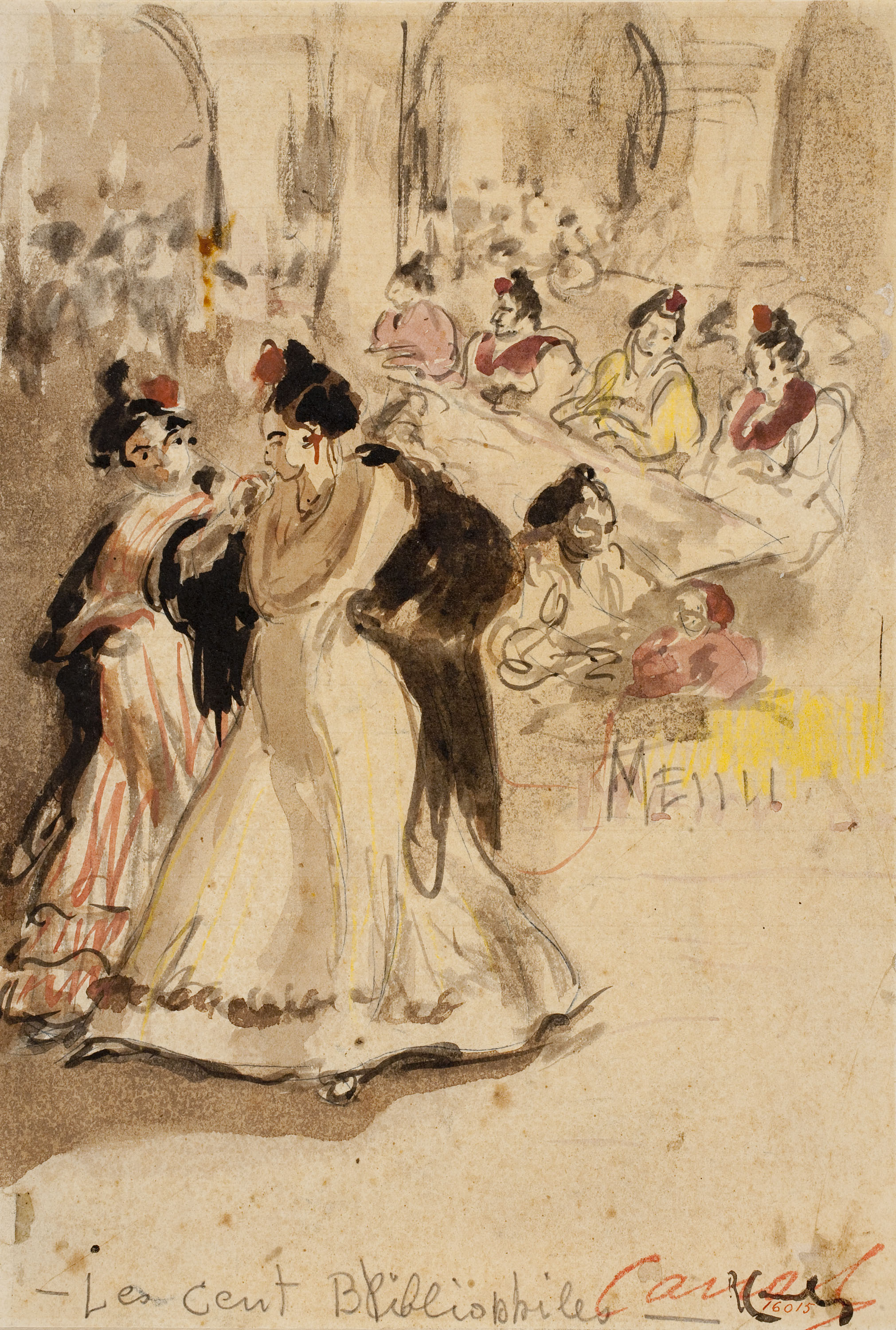 image for: Ricard Canals - Interior de la Reial Fàbrica de Tabacs de Sevilla (Les cent bibliophiles) - Cap a 1898-1899