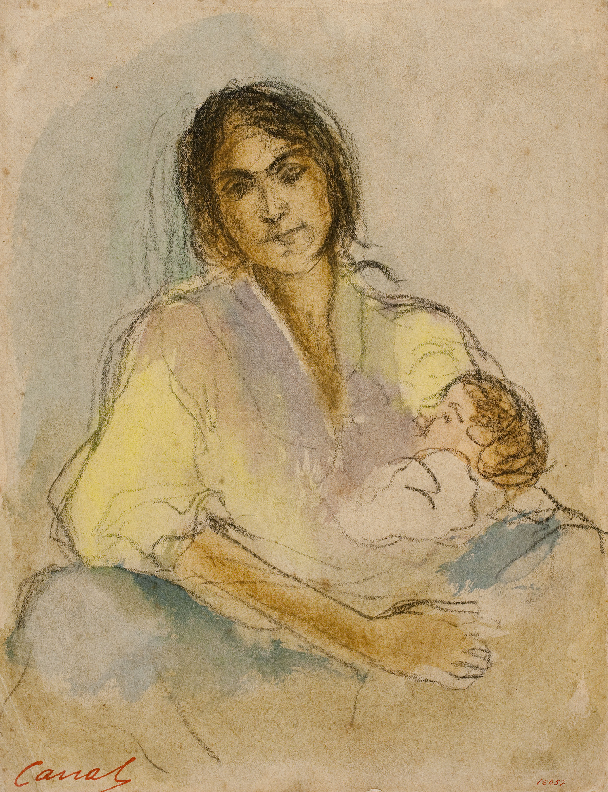 image for: Ricard Canals - Gitana amb nen - Cap a 1910-1920