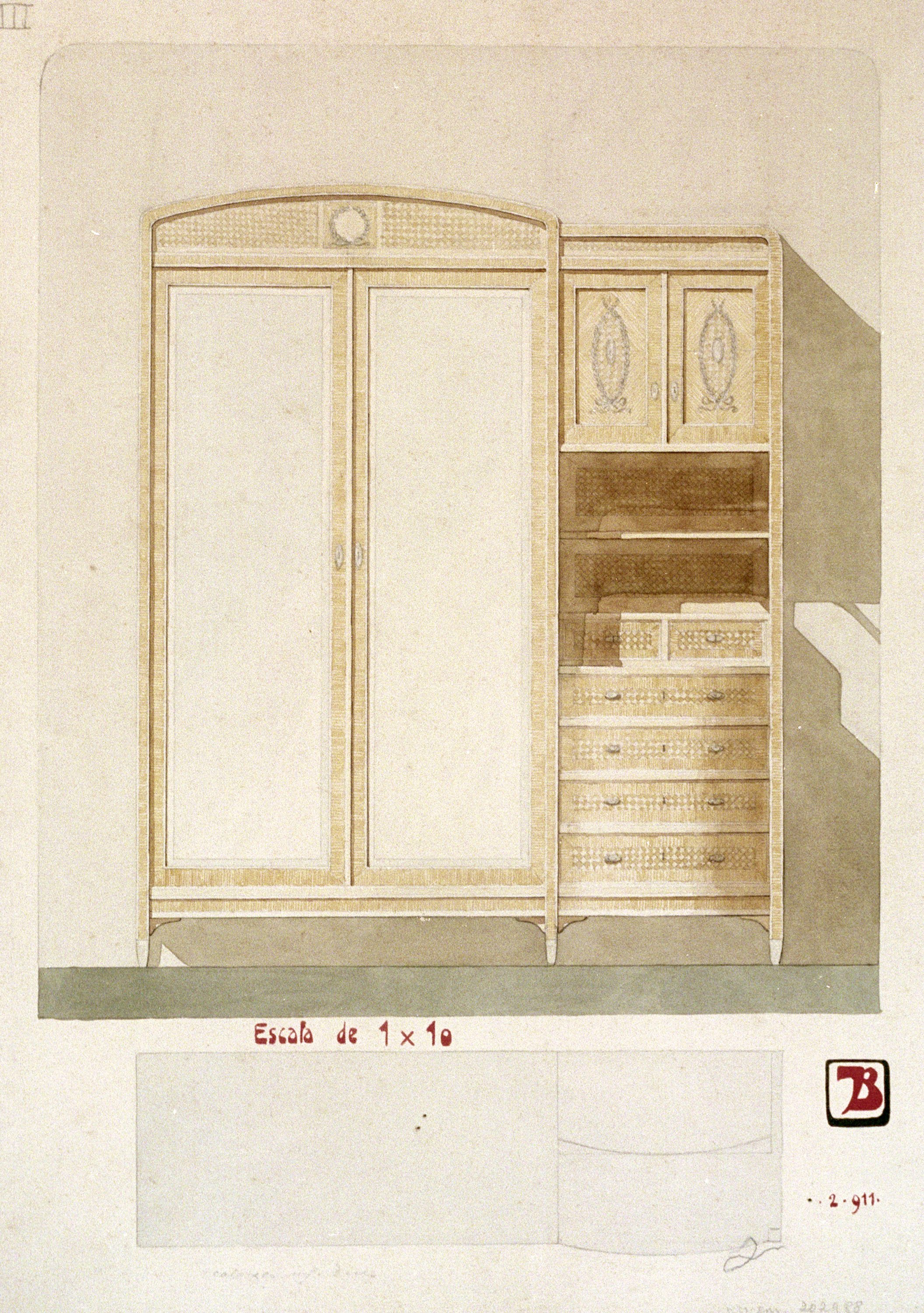 image for: Joan Busquets - Armari-canterano - 1911