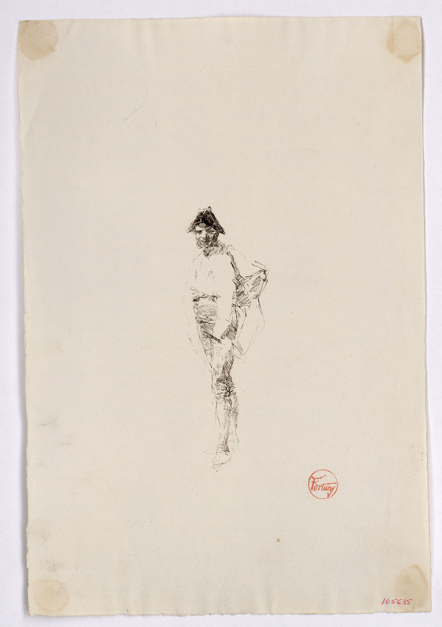 image for: Marià Fortuny - Home dempeus - Cap a 1870-1872