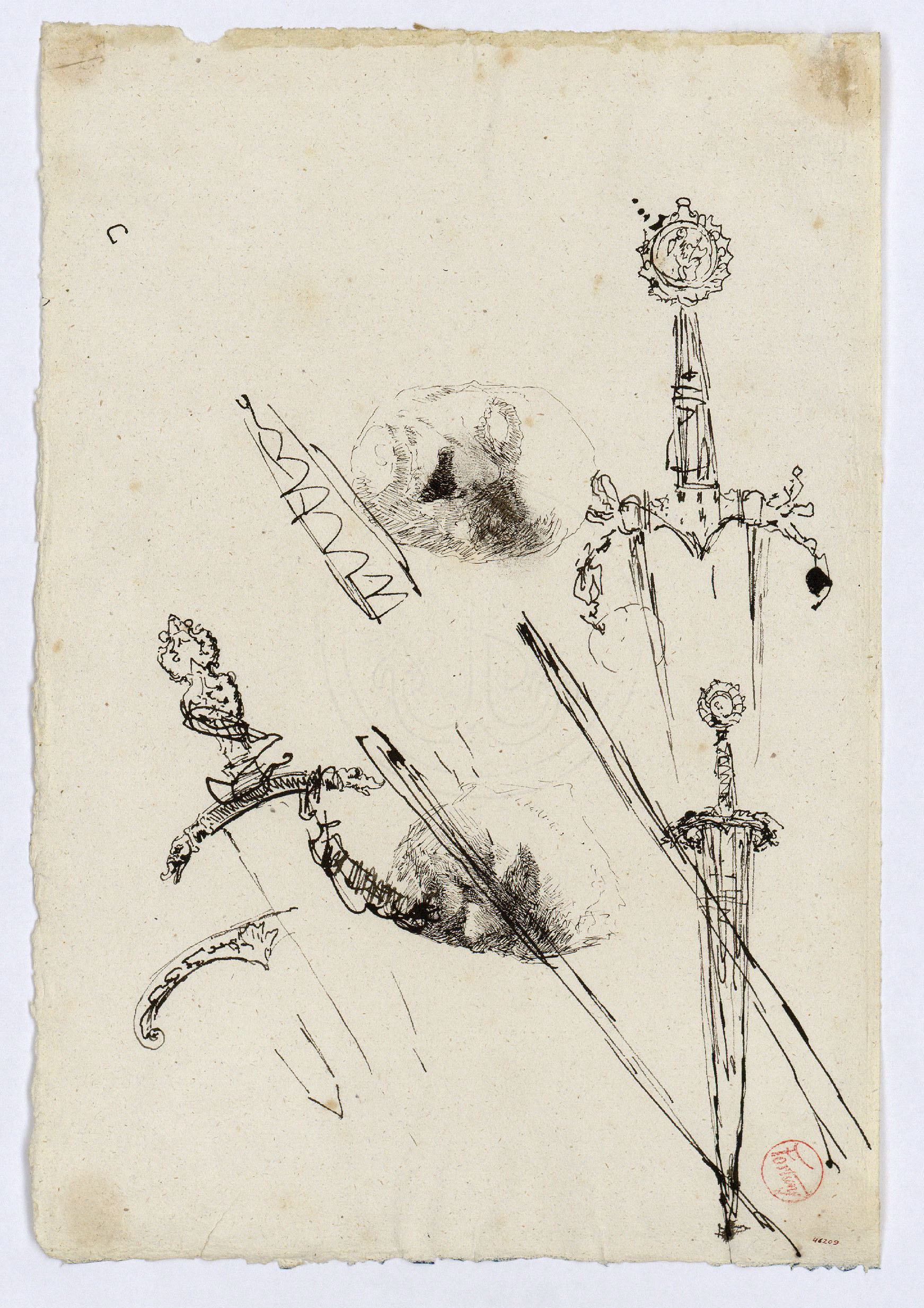 image for: Marià Fortuny - Espases d'estil renaixentista - Cap a 1867-1872