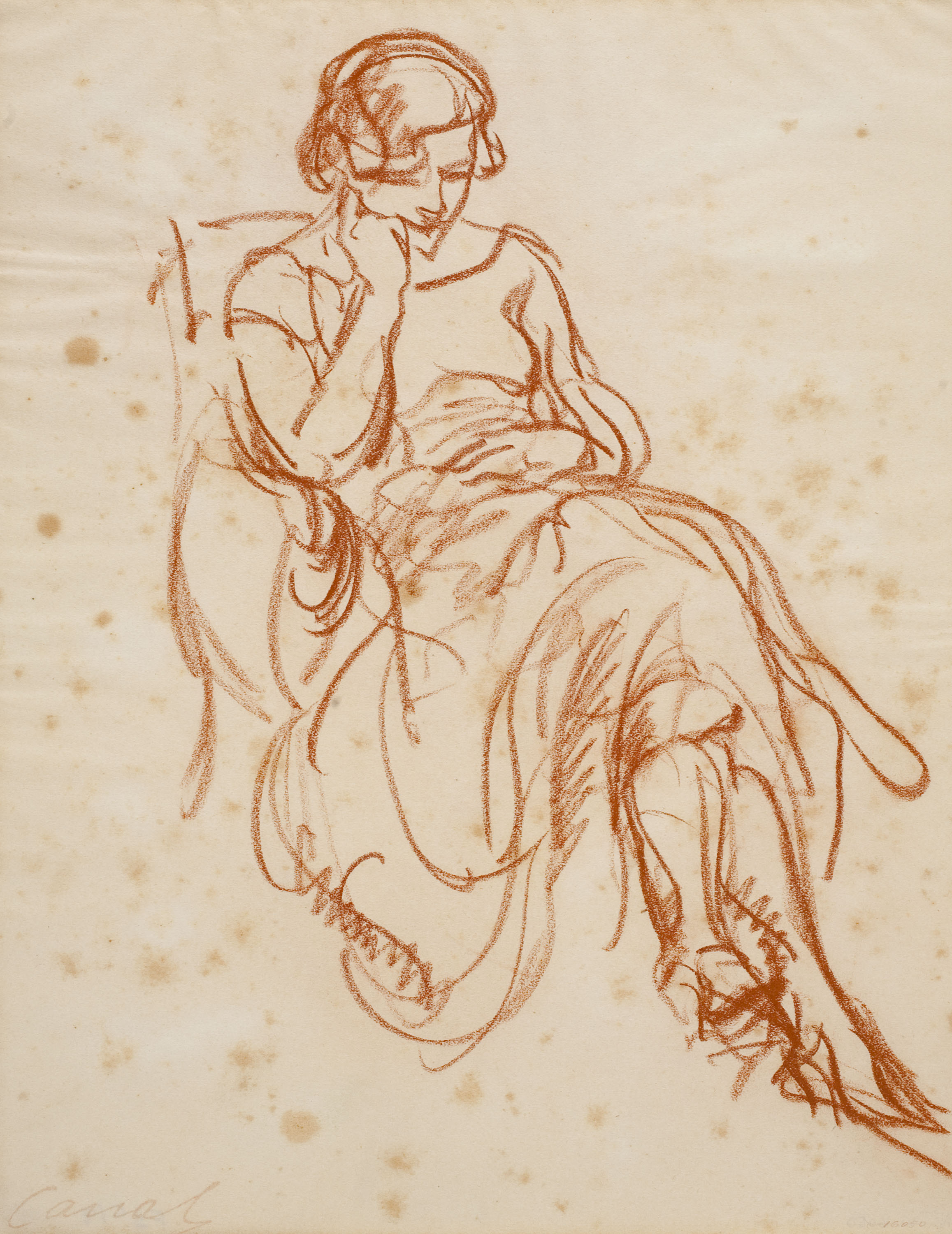 image for: Ricard Canals - Dona asseguda - Cap a 1920