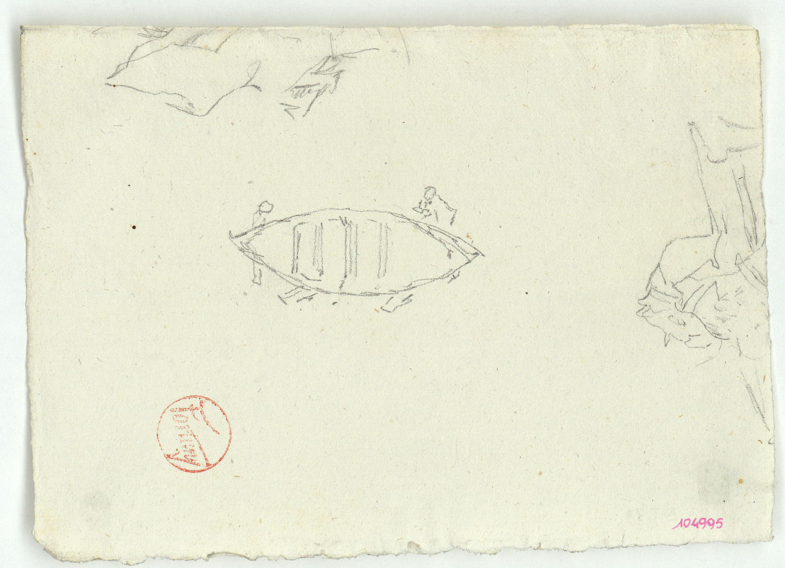 image for: Marià Fortuny - Croquis de barques - Cap a 1874