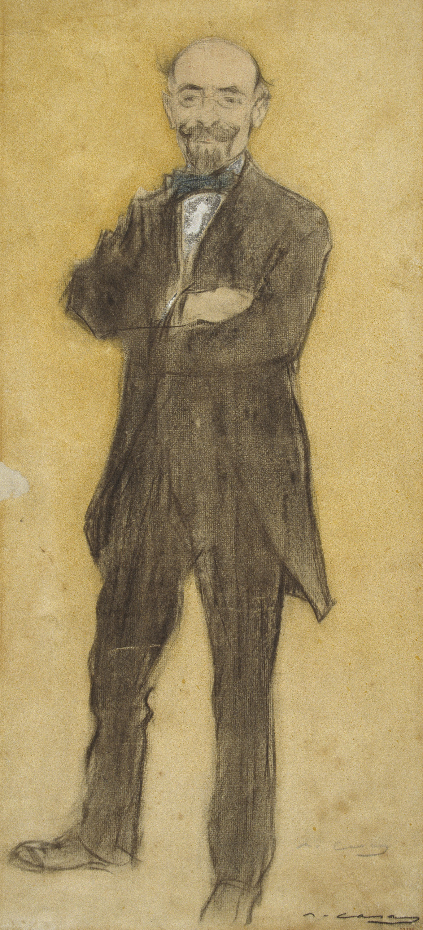 image for: Ramon Casas - Retrat de Torquat Tasso - Cap a 1897-1898