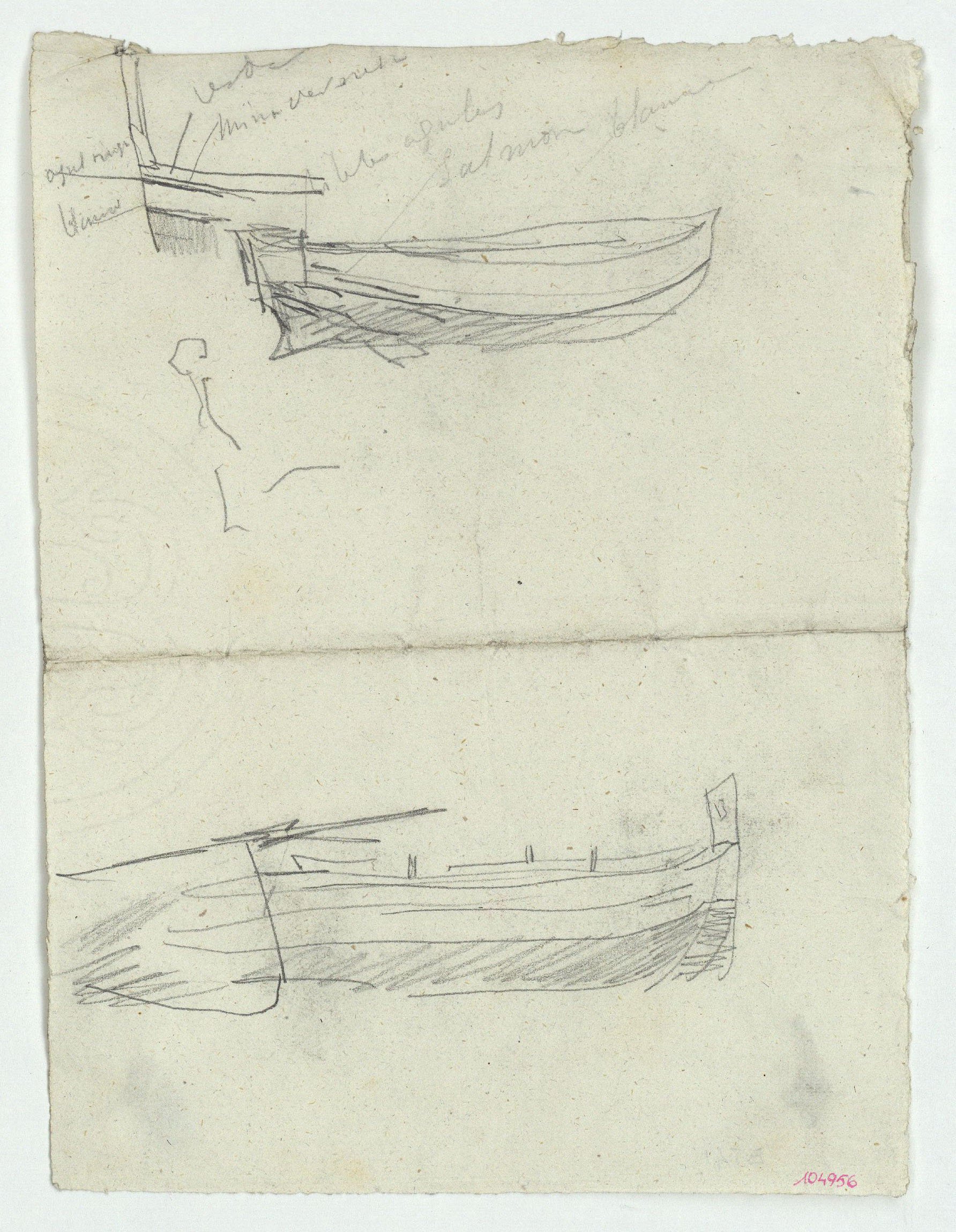 image for: Marià Fortuny - Estudis per al quadre «Platja de Portici» - Cap a 1874