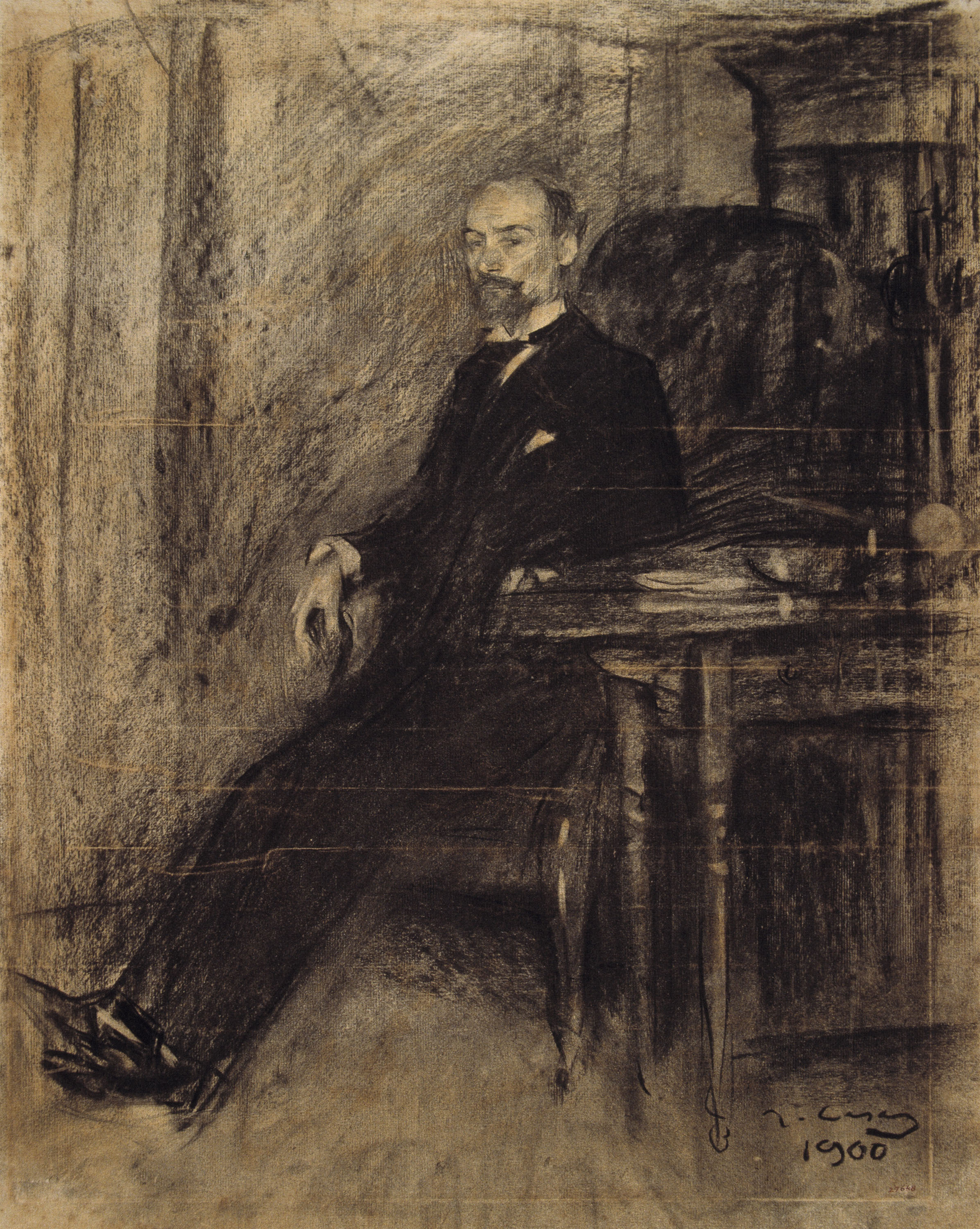 image for: Ramon Casas - Retrat de Francesc de Sojo - 1900