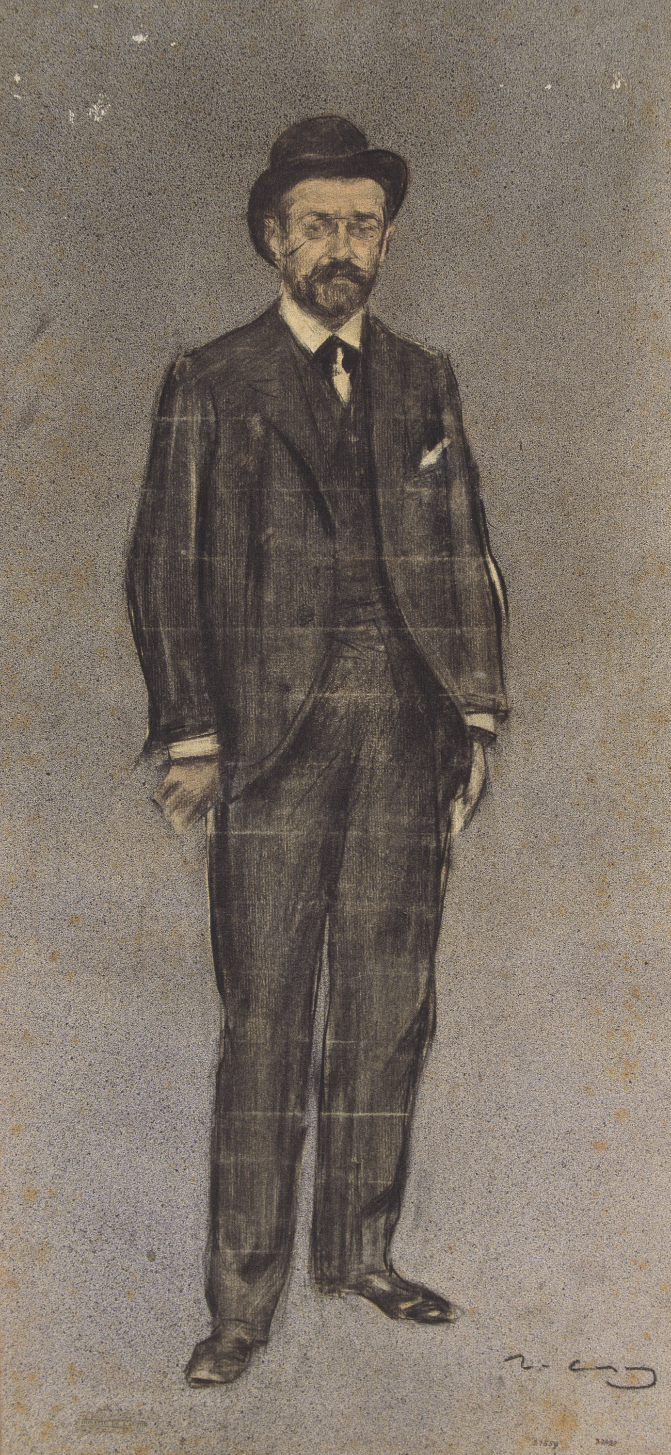 image for: Ramon Casas - Retrat d'Esteve Suñol - Cap a 1897-1899