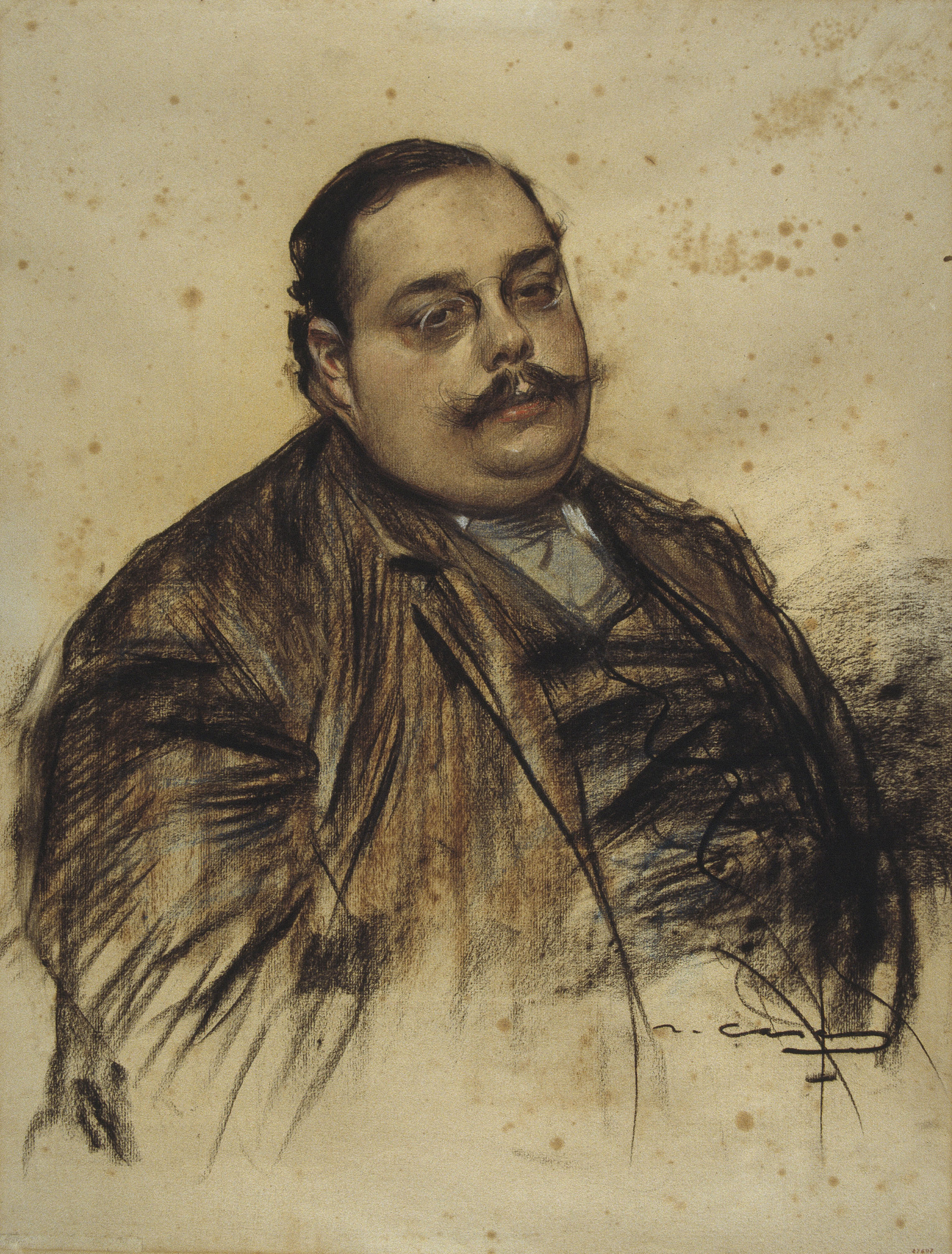 image for: Ramon Casas - Retrat d'Albert Roquer - Cap a 1902-1903