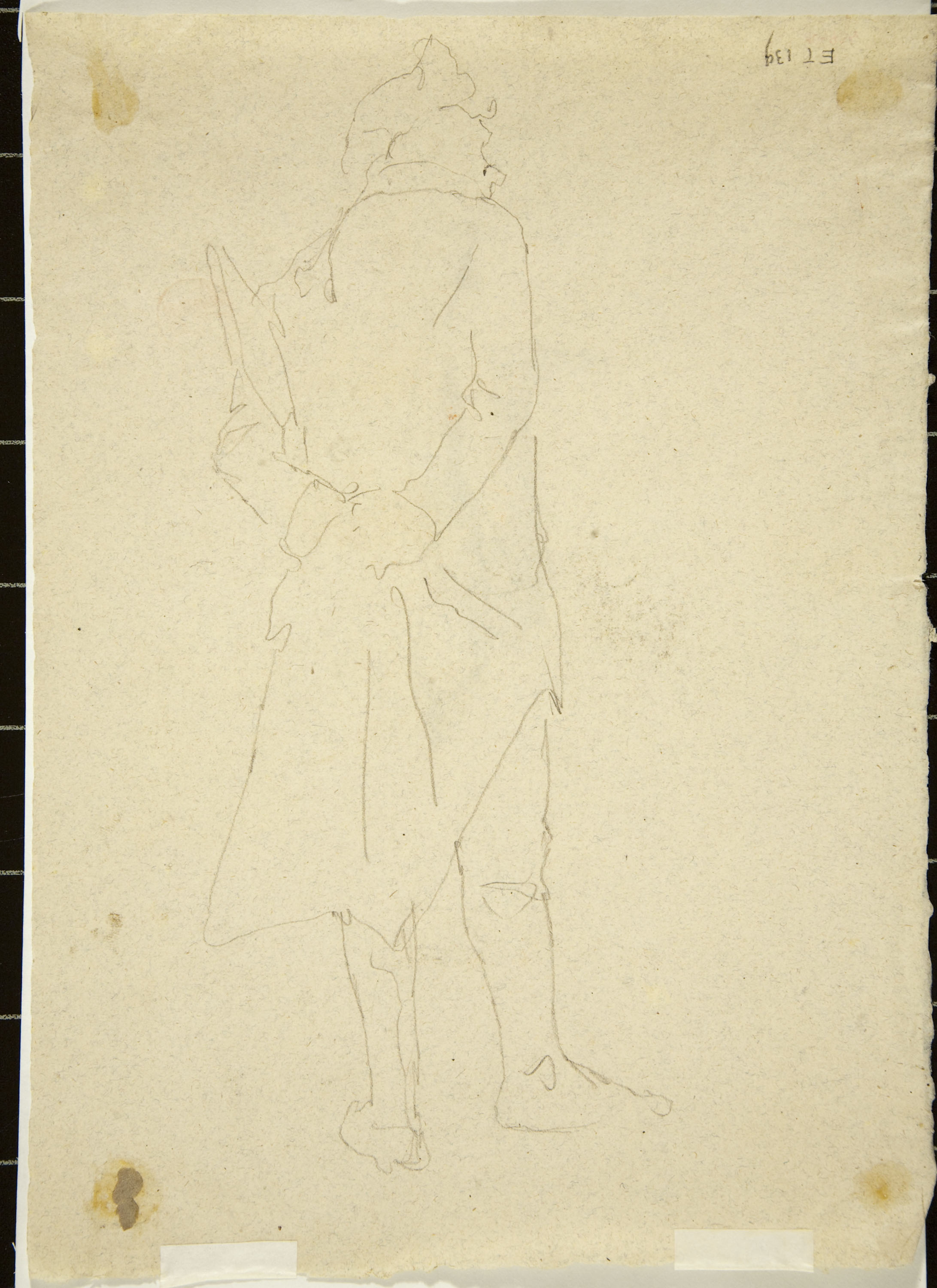 image for: Marià Fortuny - Estudi per al quadre «L'elecció de la model» (anvers) / Estudi per al quadre «L'elecció de la model» (revers) - Cap a 1868-1870 [1]