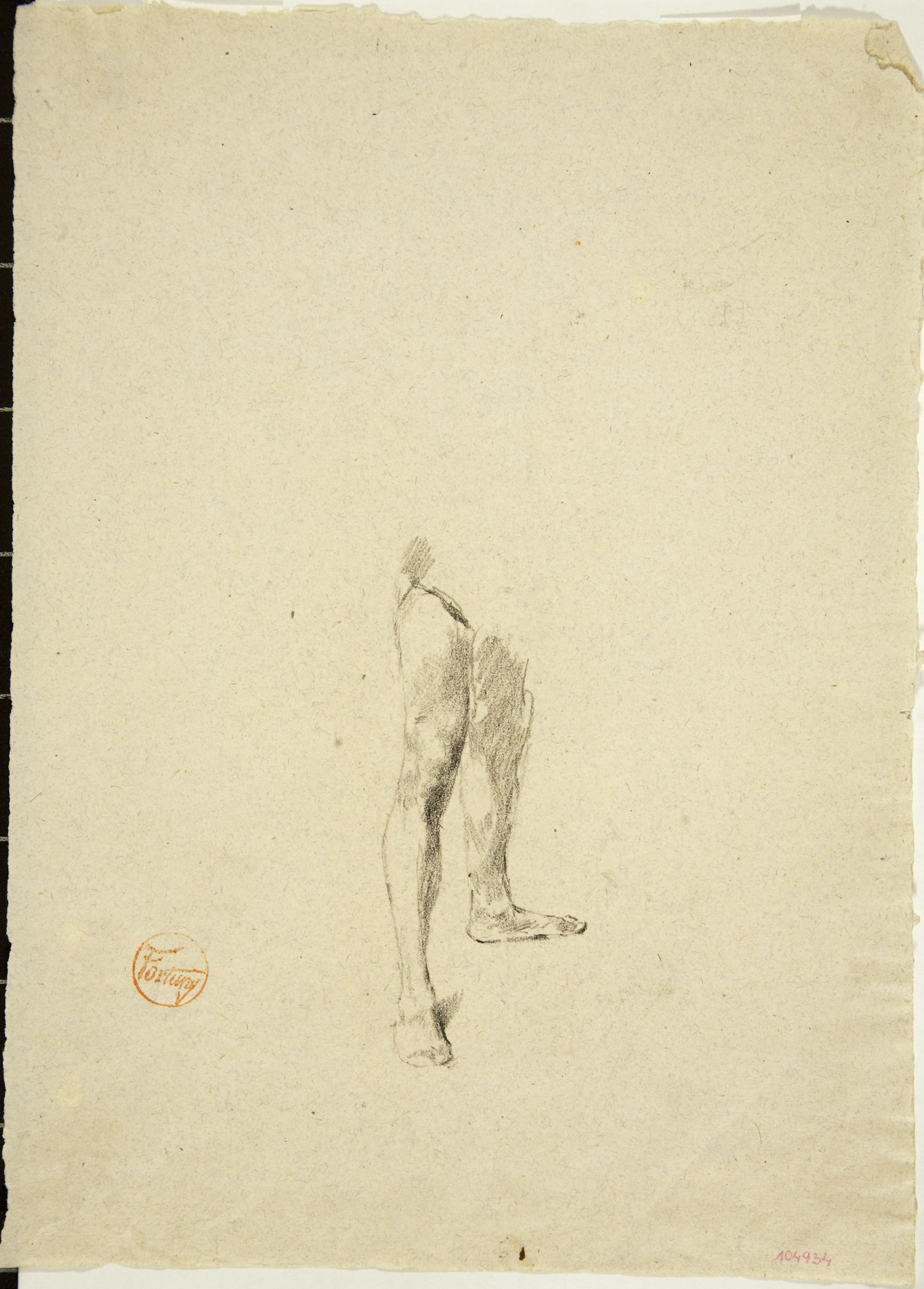 image for: Marià Fortuny - Estudi per al quadre «L'elecció de la model» (anvers) / Estudi per al quadre «L'elecció de la model» (revers) - Cap a 1868-1870