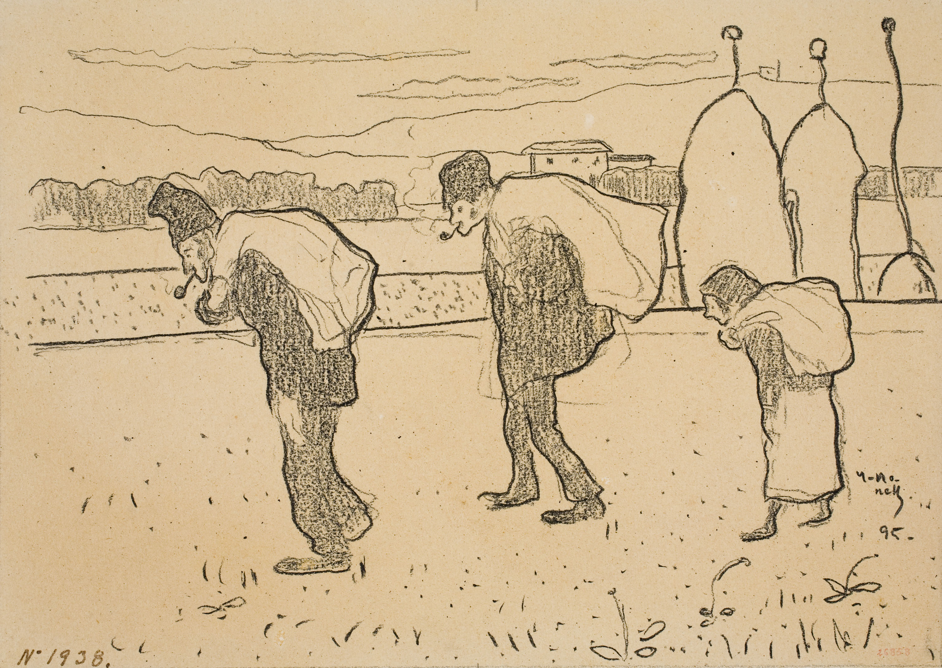 image for: Isidre Nonell - Els drapaires - 1895