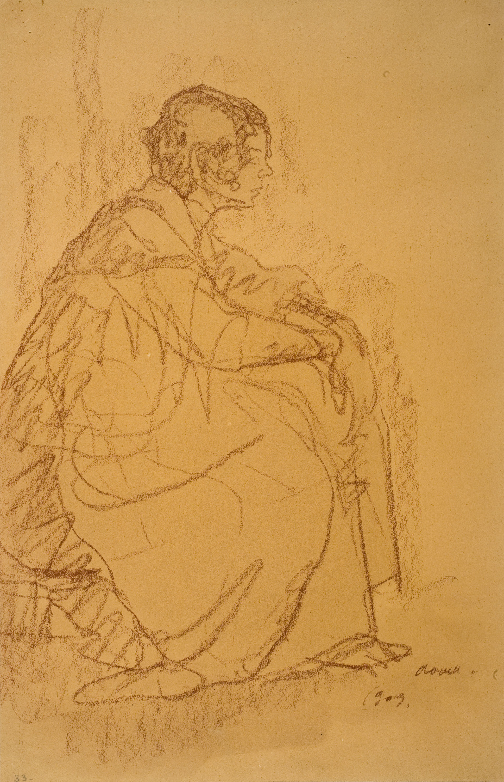 image for: Isidre Nonell - Pobre xicota - 1909