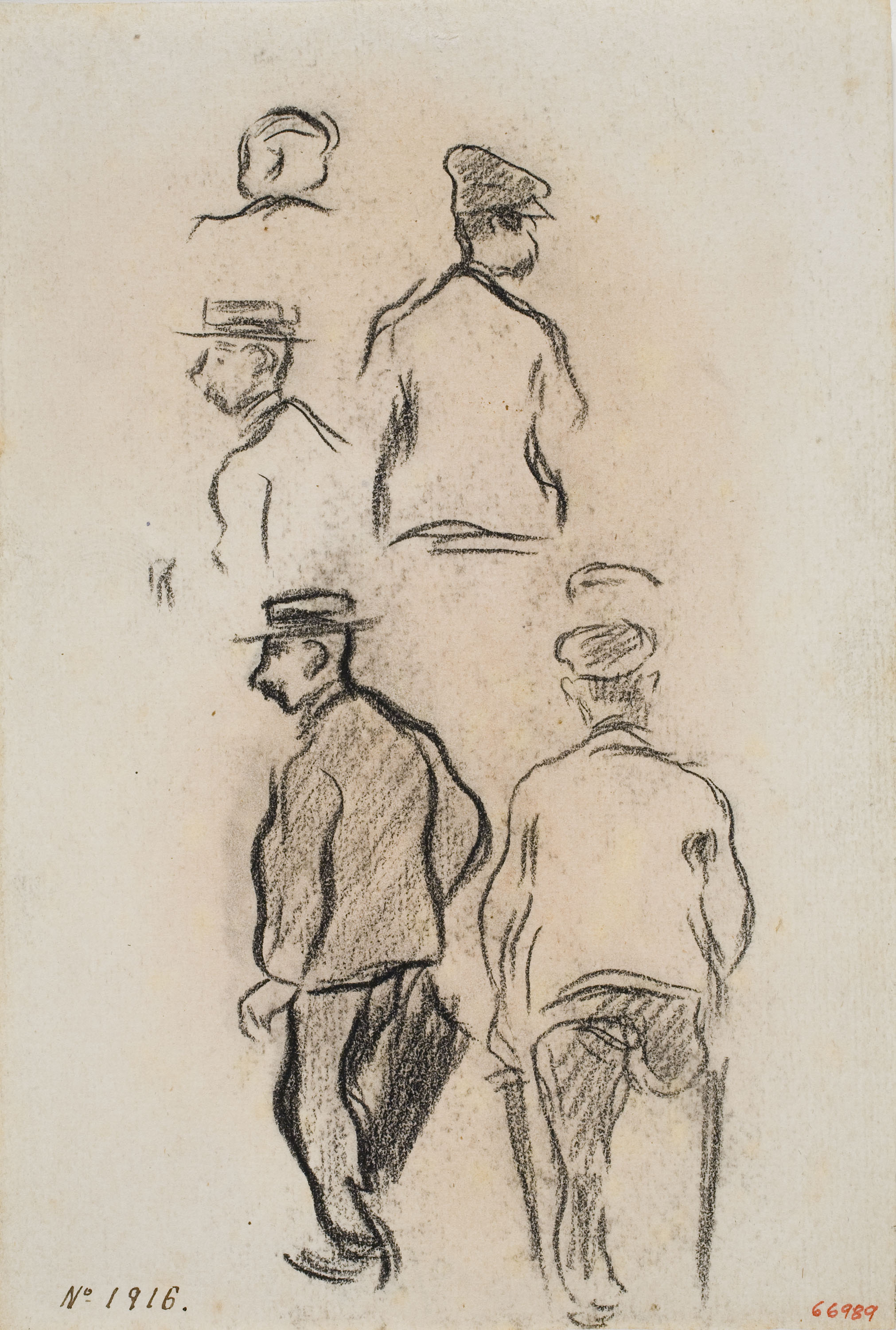 image for: Isidre Nonell - Apunt de figures - Cap a 1894