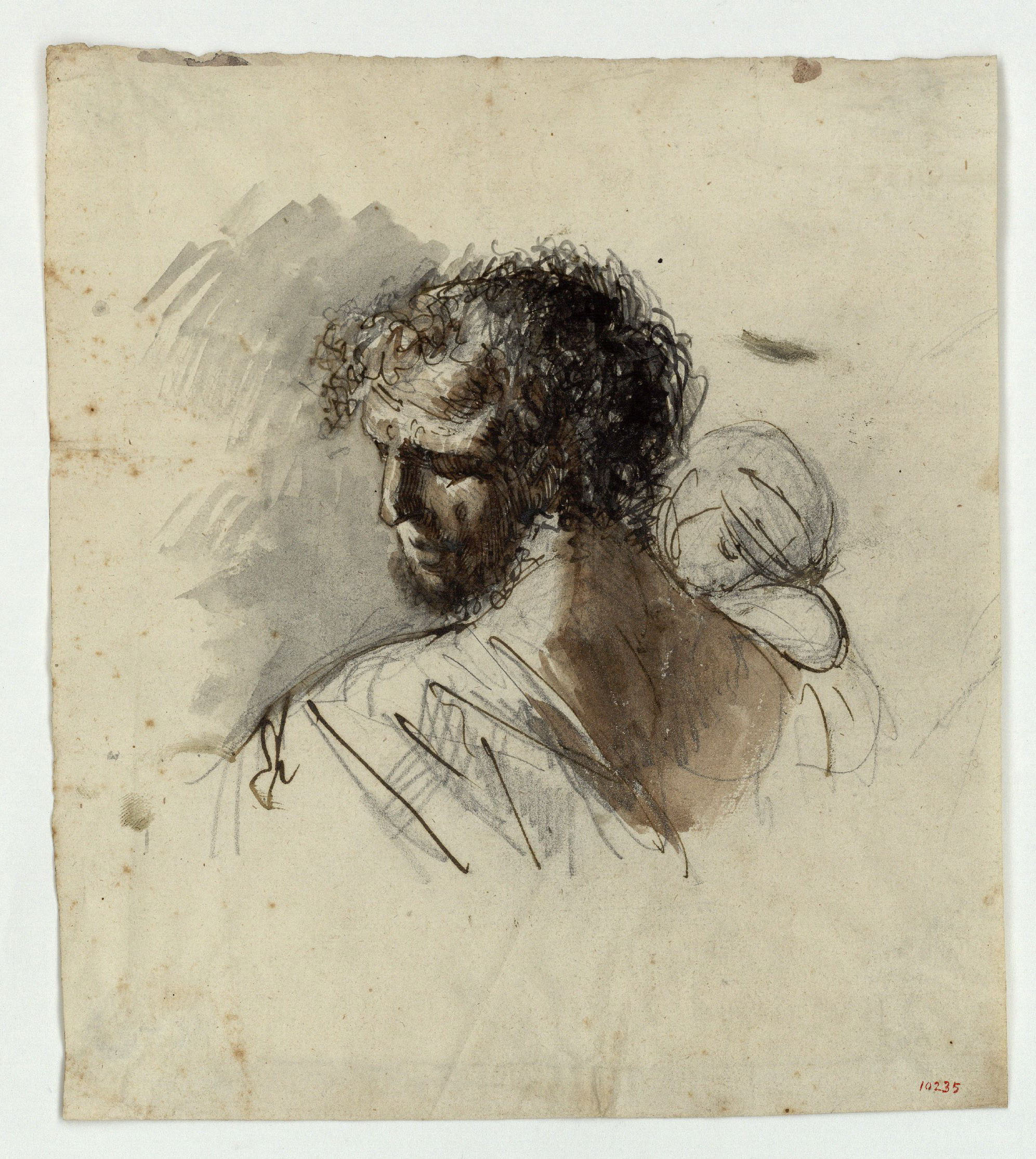 image for: Marià Fortuny - Cap de marroquí - Cap a 1860-1862