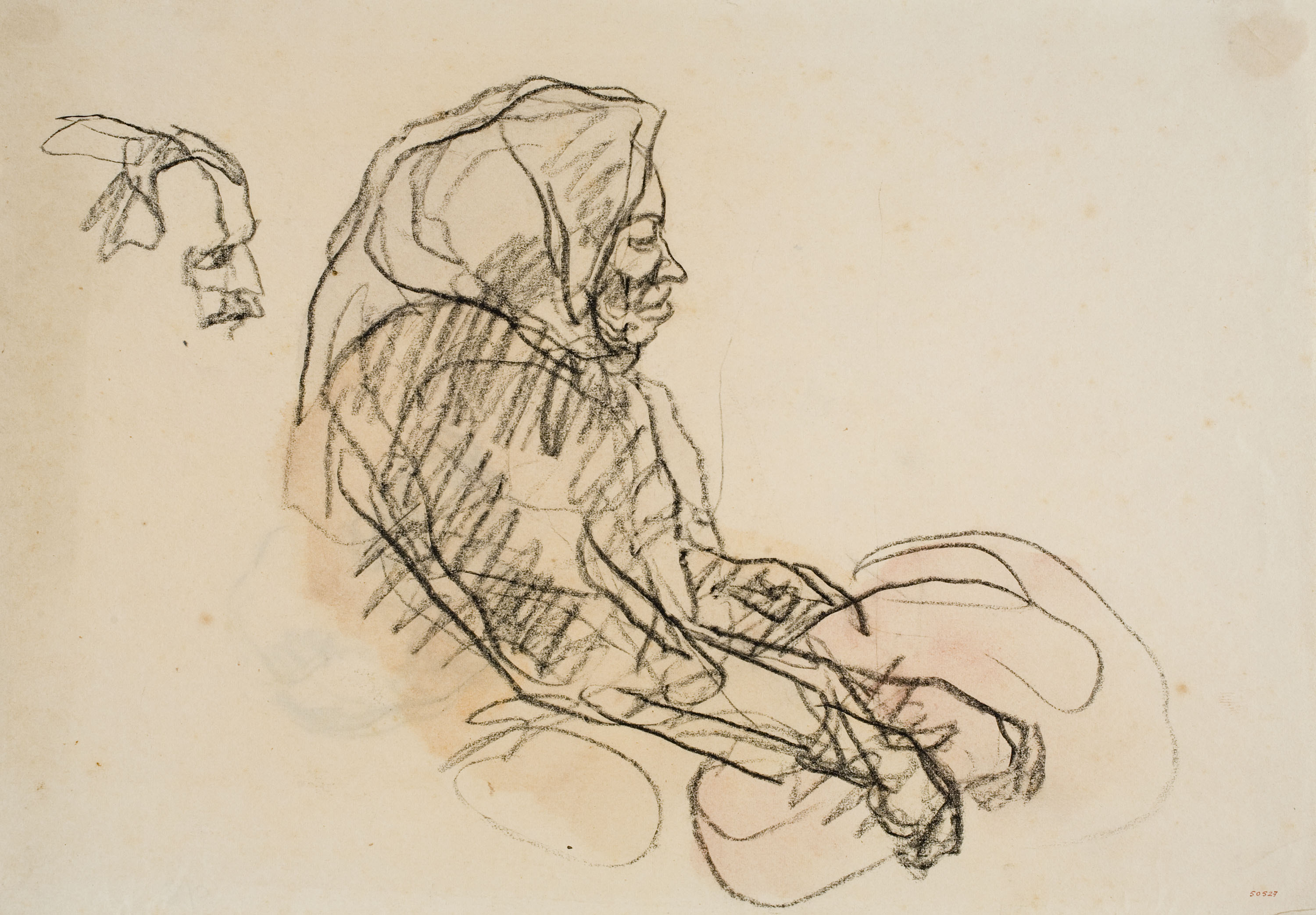 image for: Isidre Nonell - Bust de dona - Cap a 1898