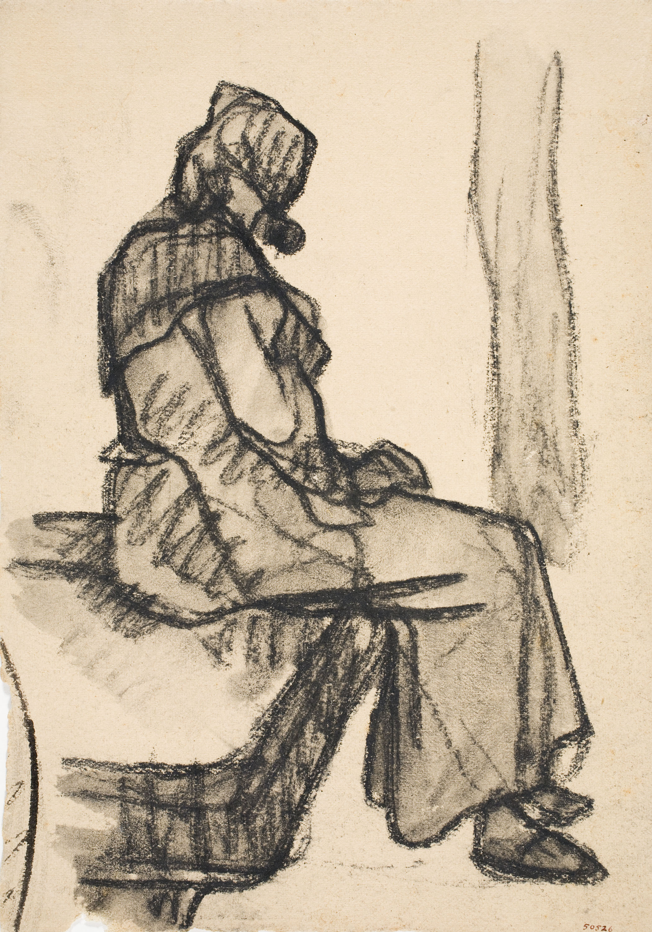 image for: Isidre Nonell - Dona assseguda - Cap a 1909