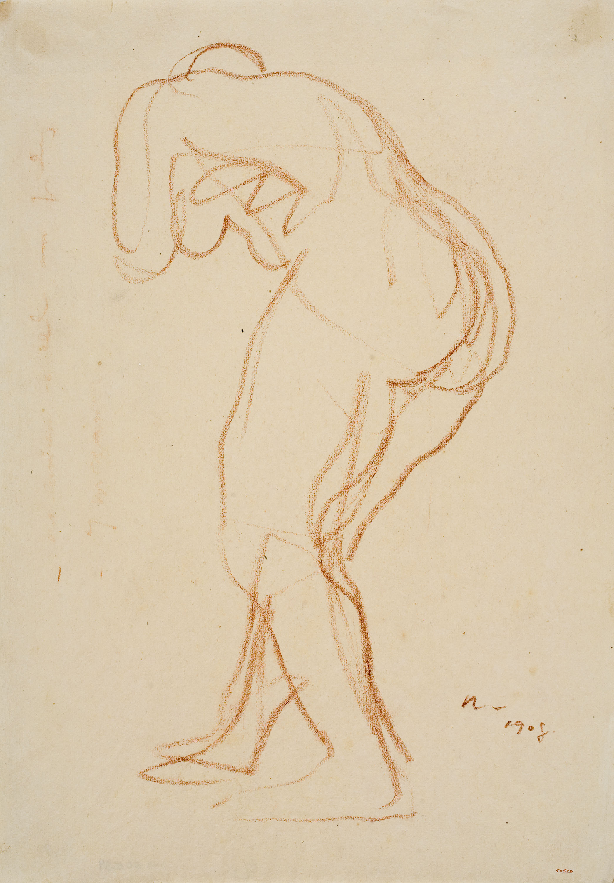 image for: Isidre Nonell - Nu femení - 1908