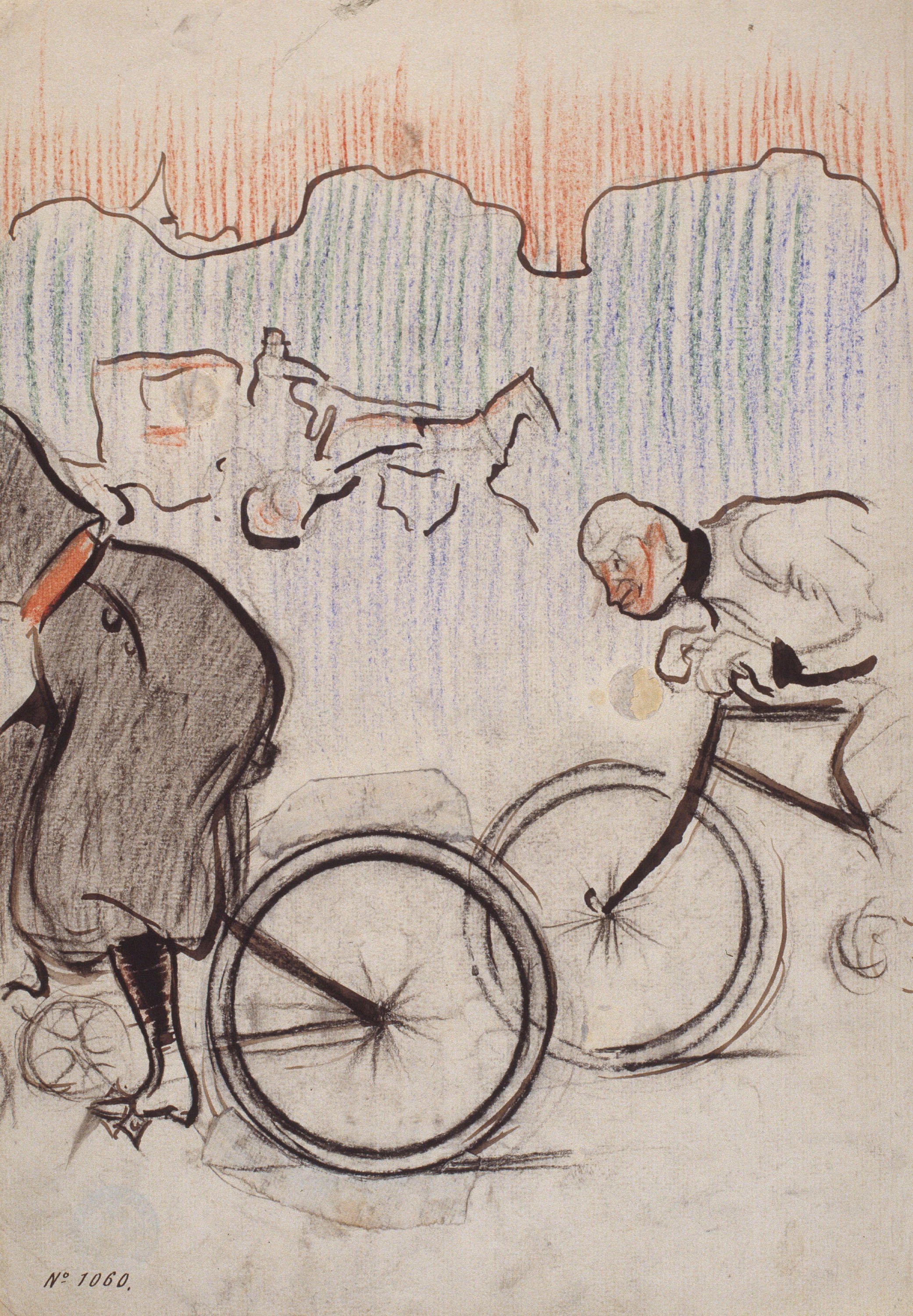 image for: Ramon Casas - ¡Oh, el ciclismo! - Cap a 1898