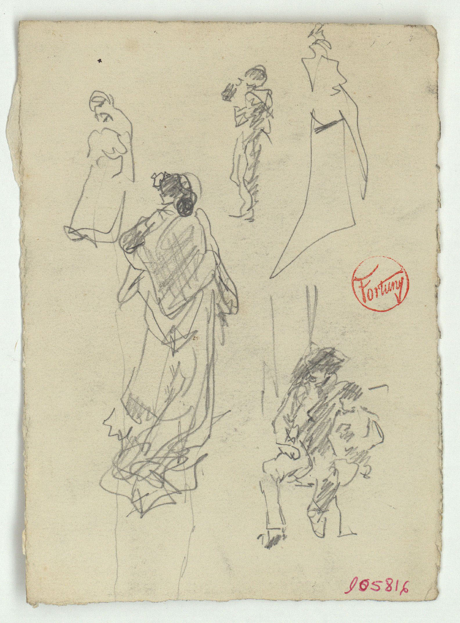 image for: Marià Fortuny - Figures - Cap a 1866-1872