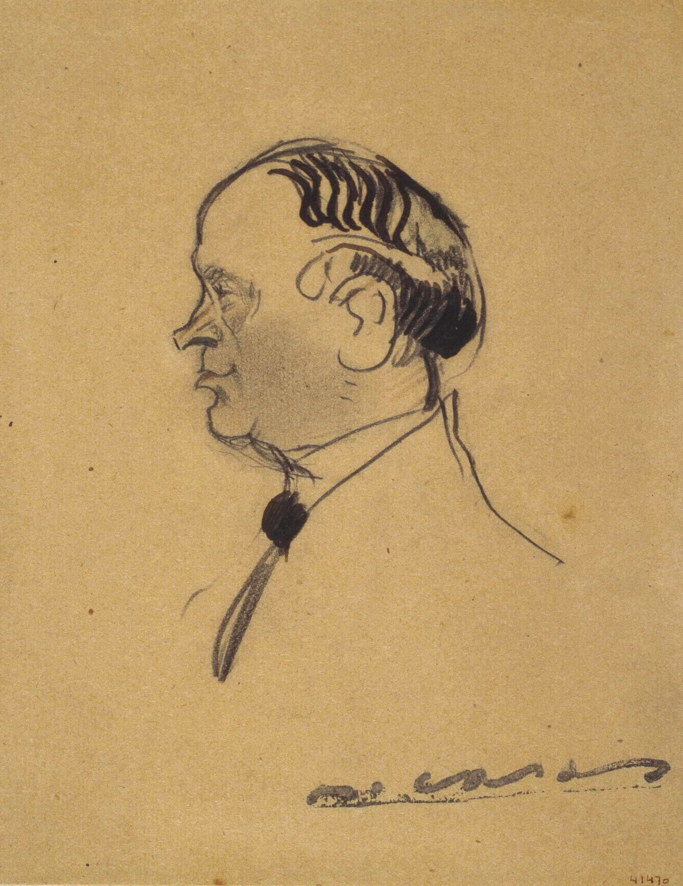 image for: Ramon Casas - Retrat de Josep Clarà - Primer quart del segle XX