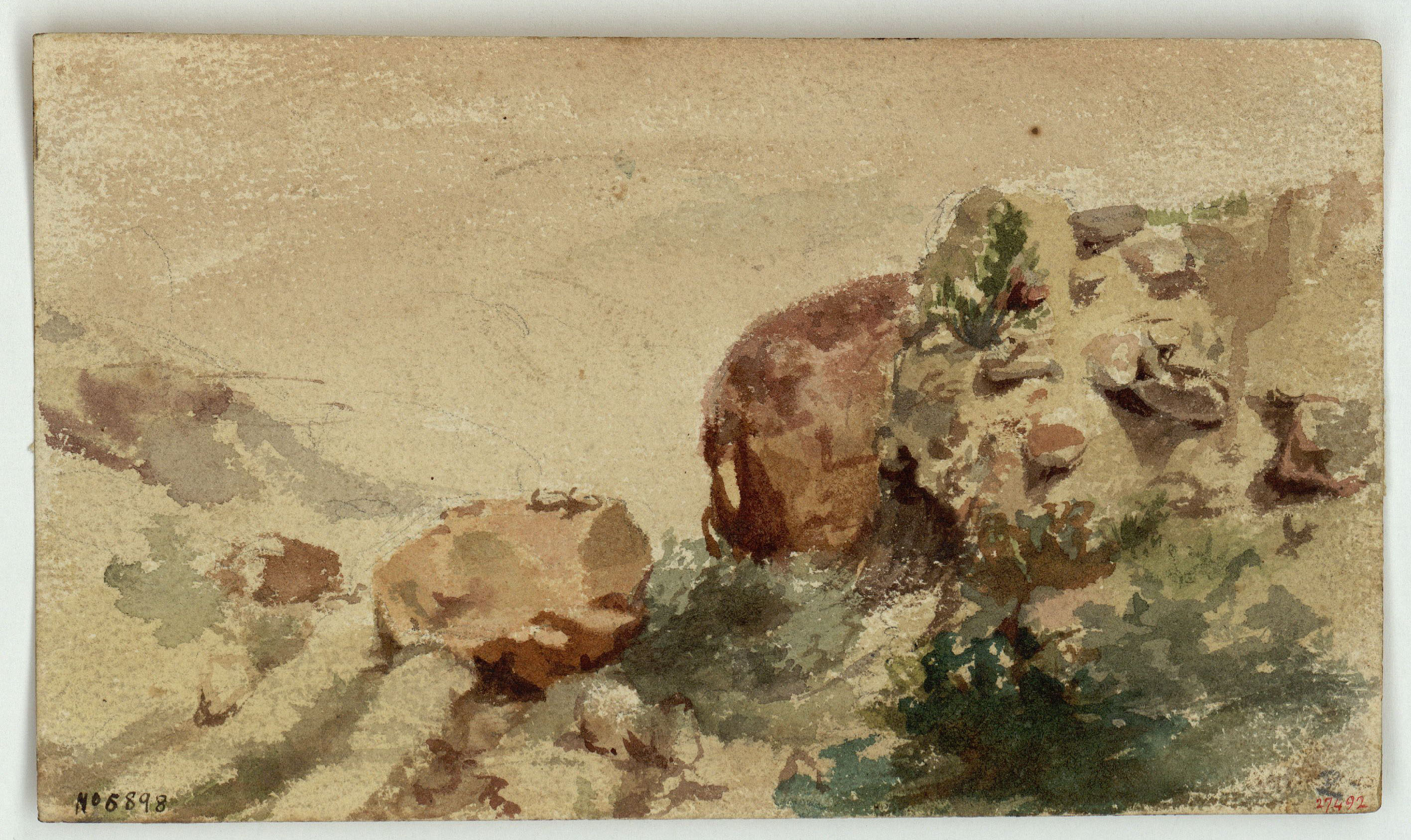 image for: Marià Fortuny - Paisatge rocós - Cap a 1856-1858
