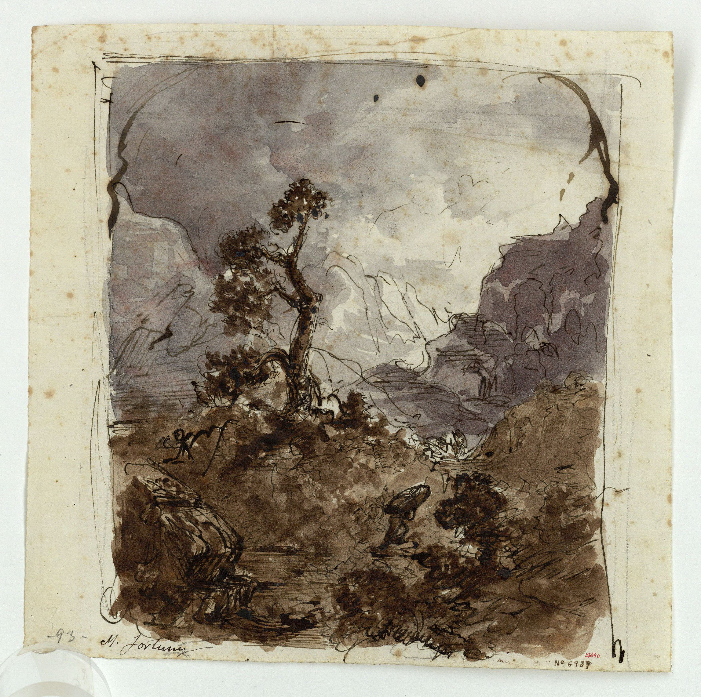 image for: Marià Fortuny - Paisatge - Cap a 1853-1856