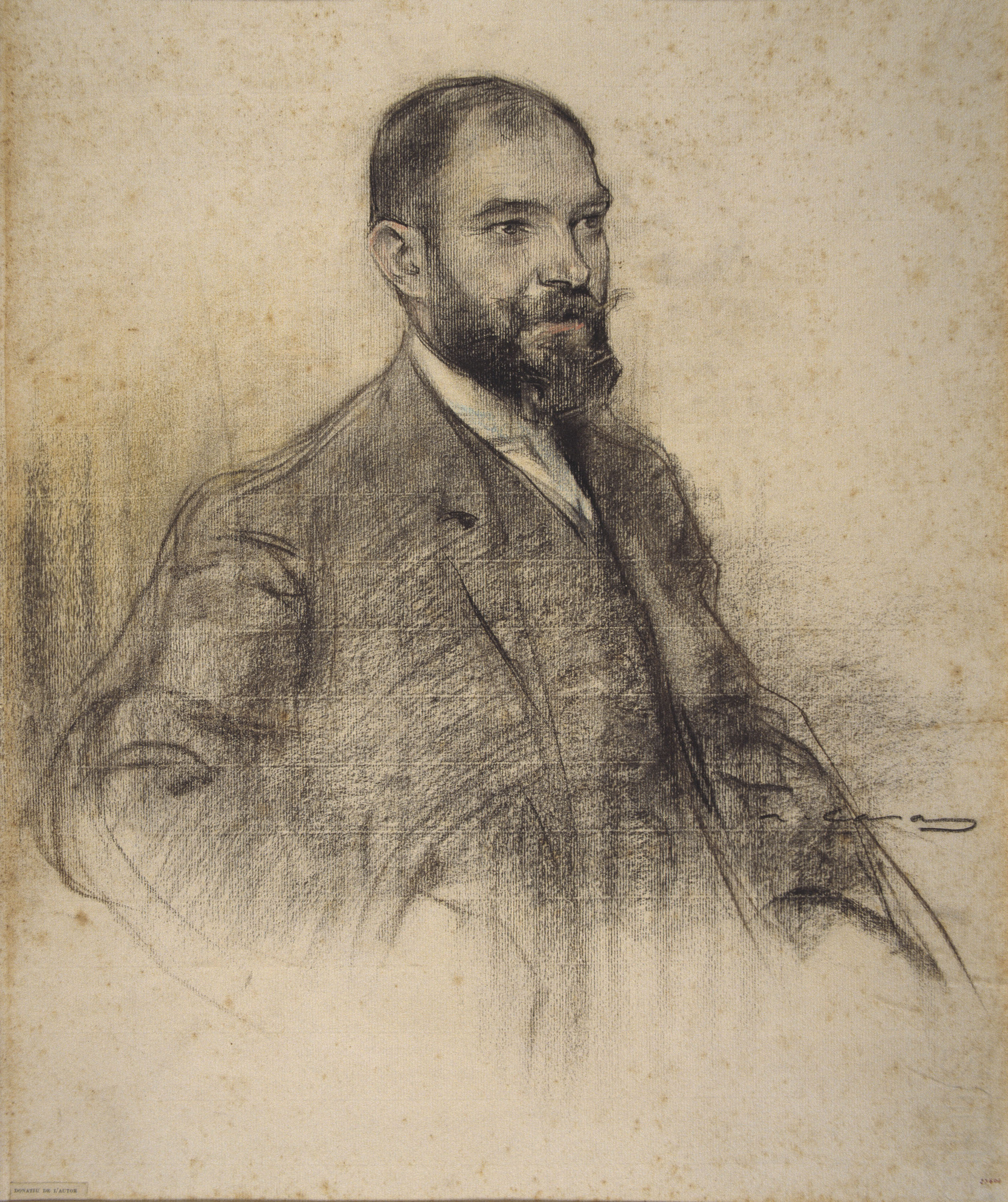 image for: Ramon Casas - Retrat de Bartomeu Amengual - Cap a 1905