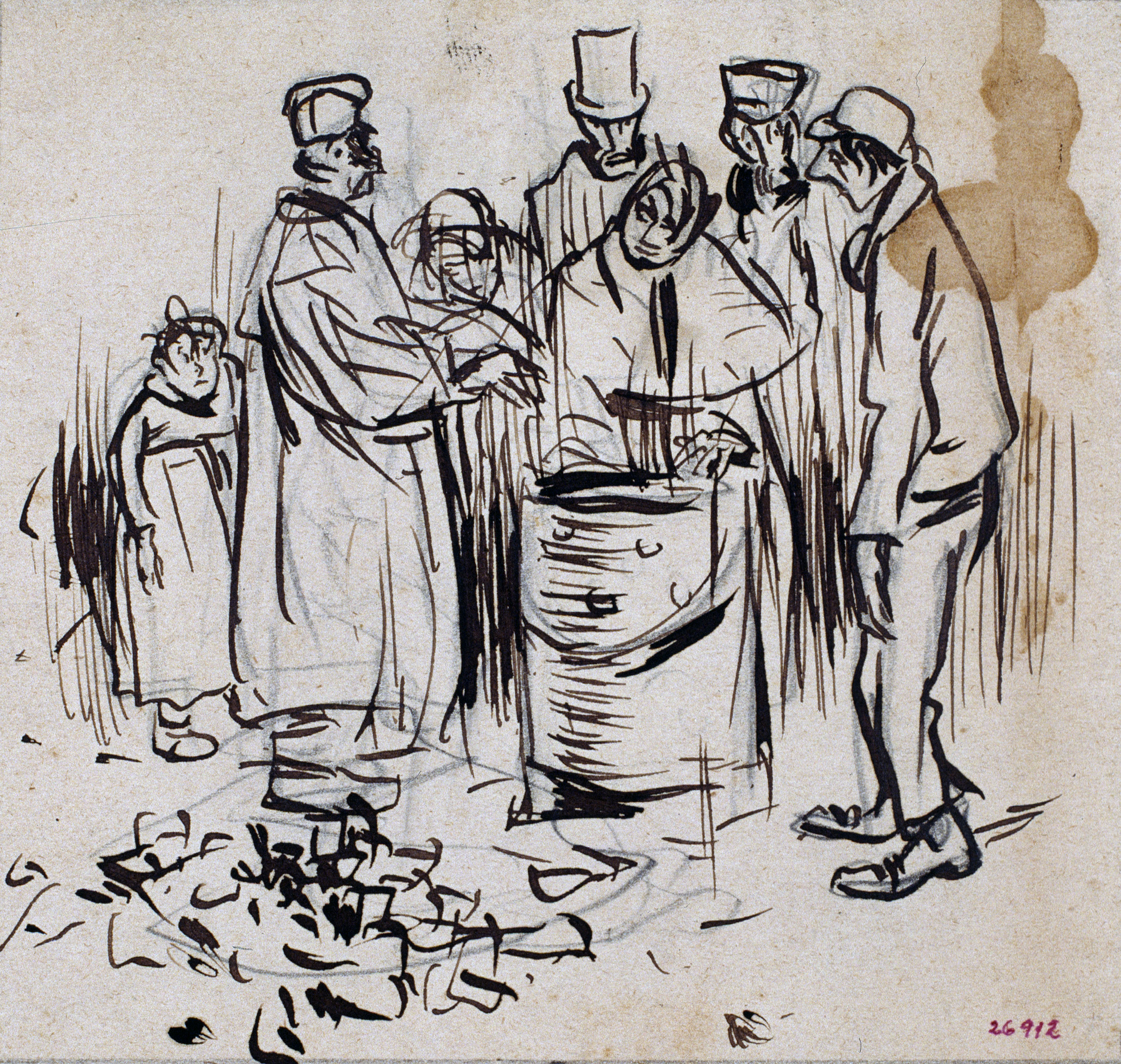 image for: Ramon Casas - L'estufa pública - 1892