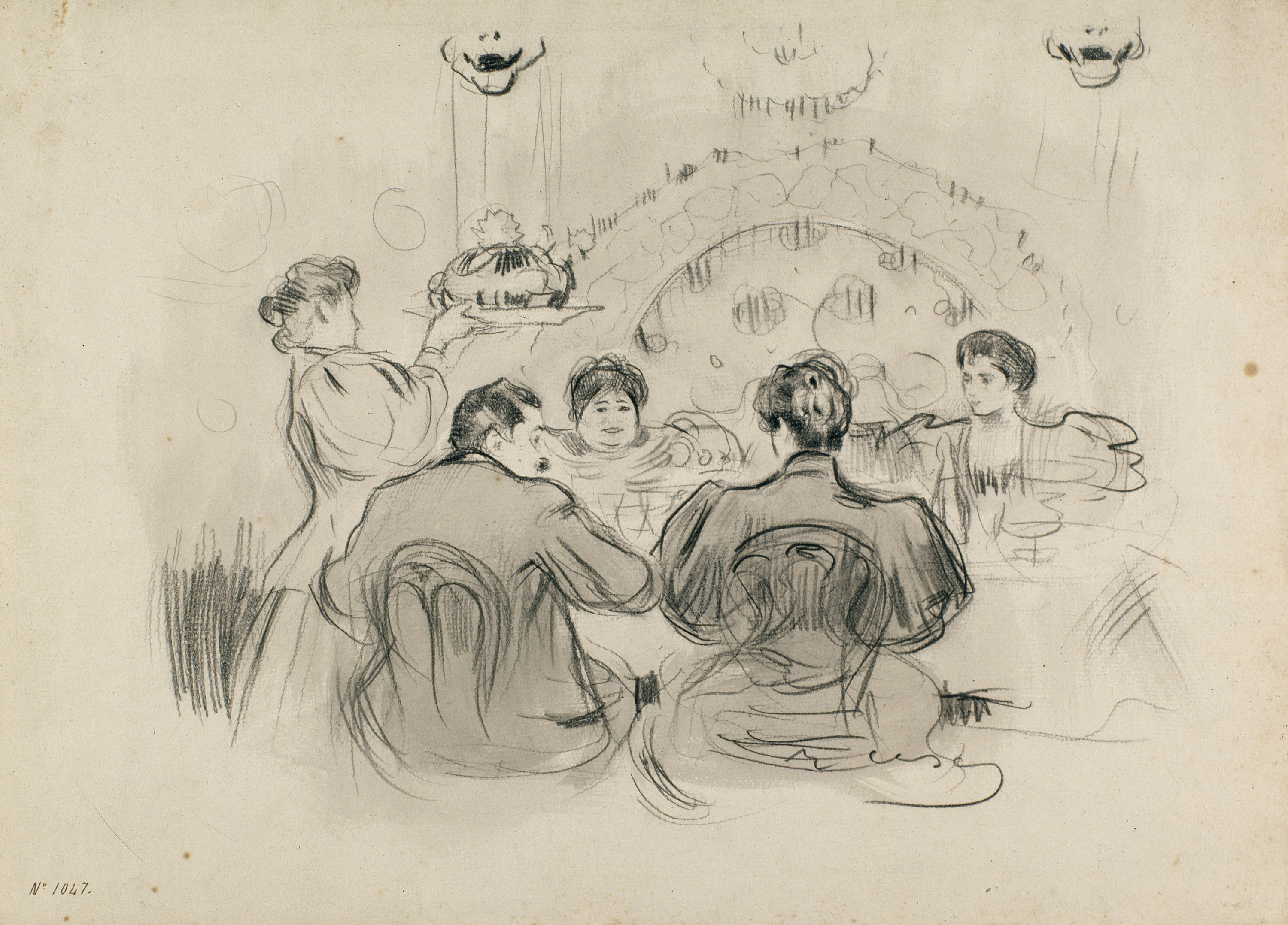 image for: Ramon Casas - Dinar de festa - Cap a 1898
