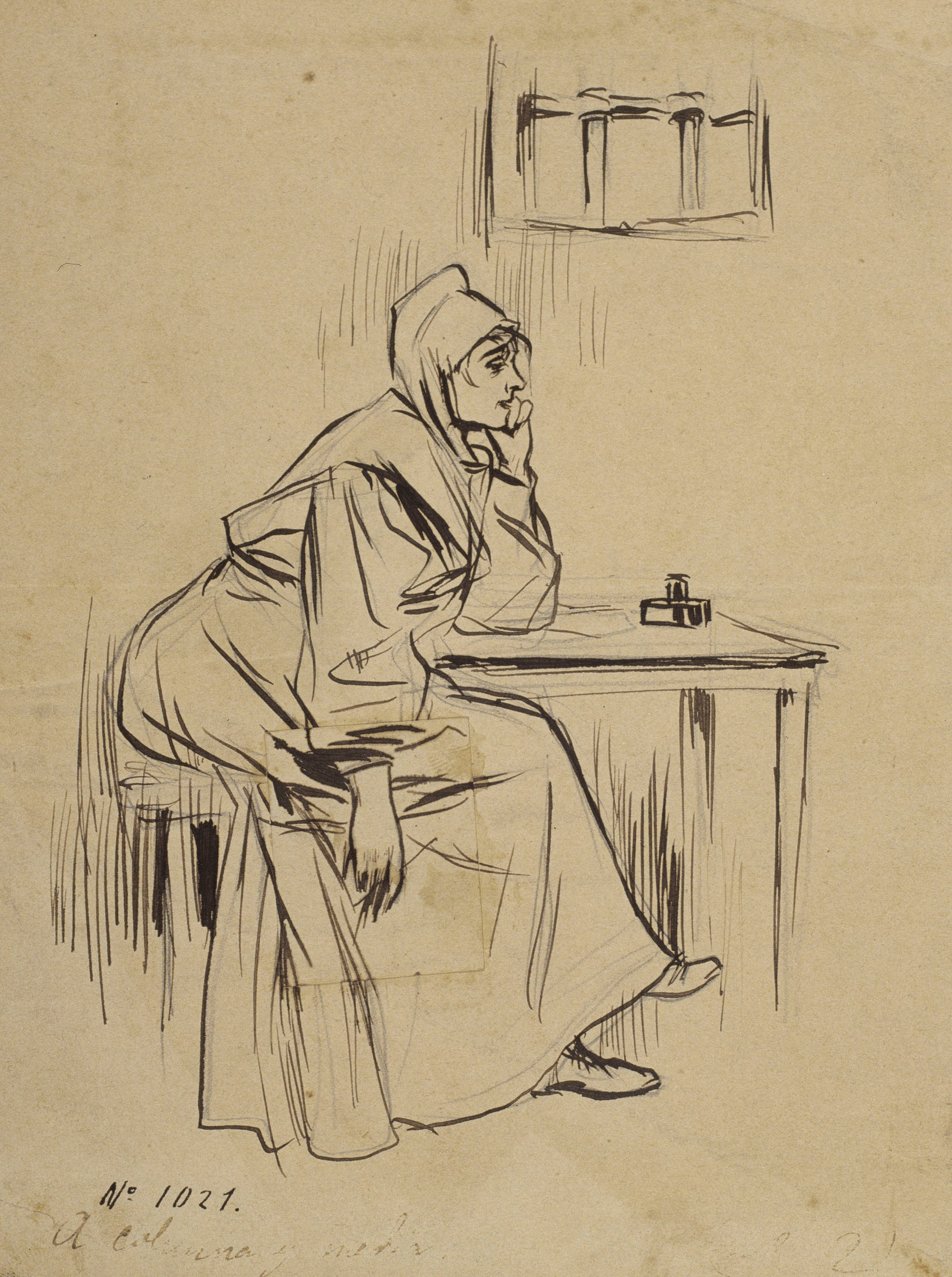image for: Ramon Casas - En la prevención - 1892
