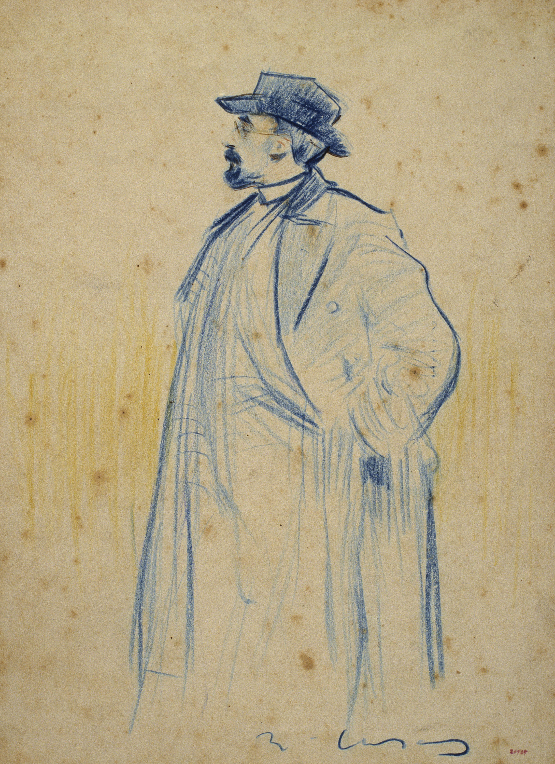 image for: Ramon Casas - Retrat de Torquat Tasso - Anterior a 1897