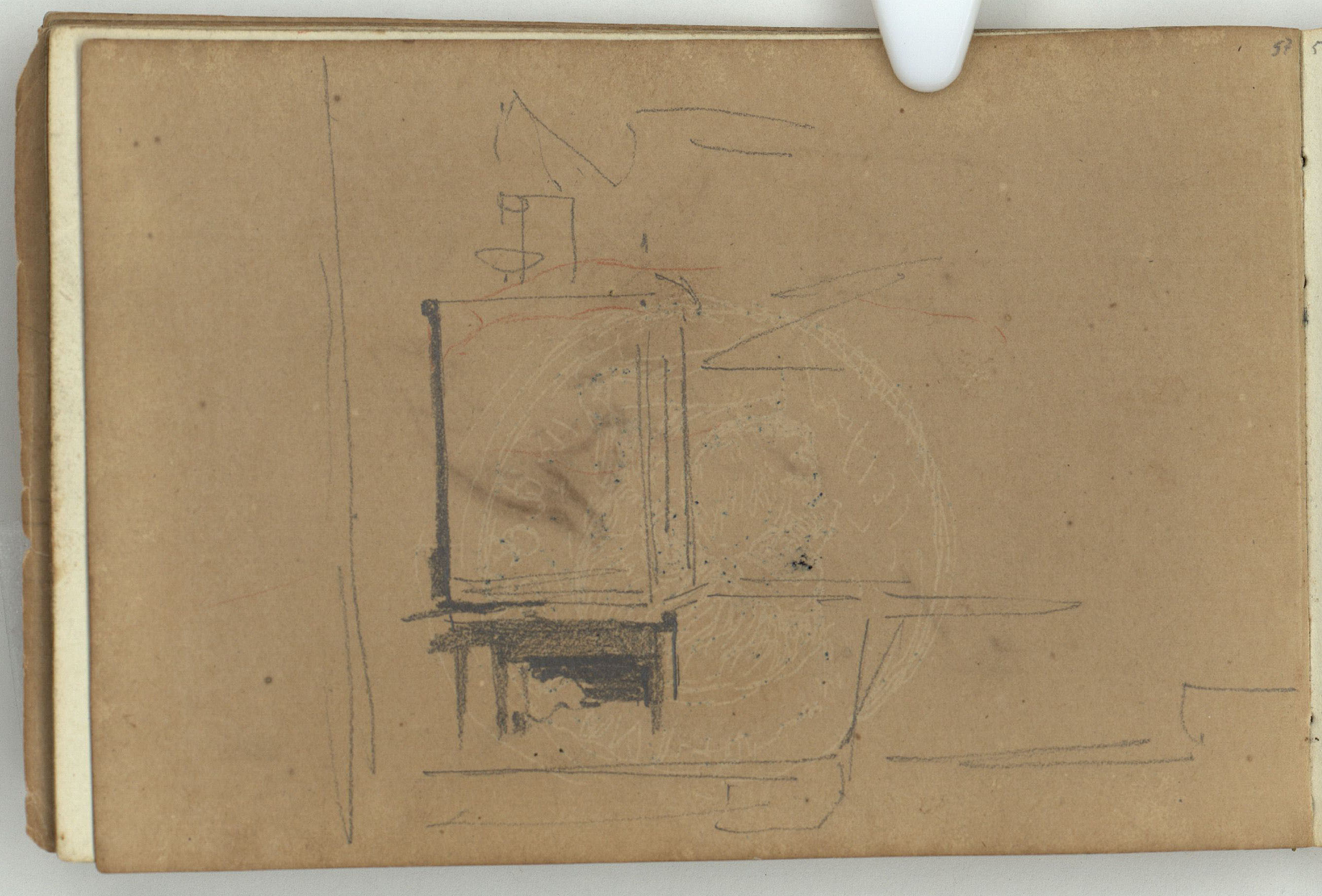 image for: Marià Fortuny - Bust de figura masculina (anvers) / Cavallet (revers) - Cap a 1866-1872 [1]