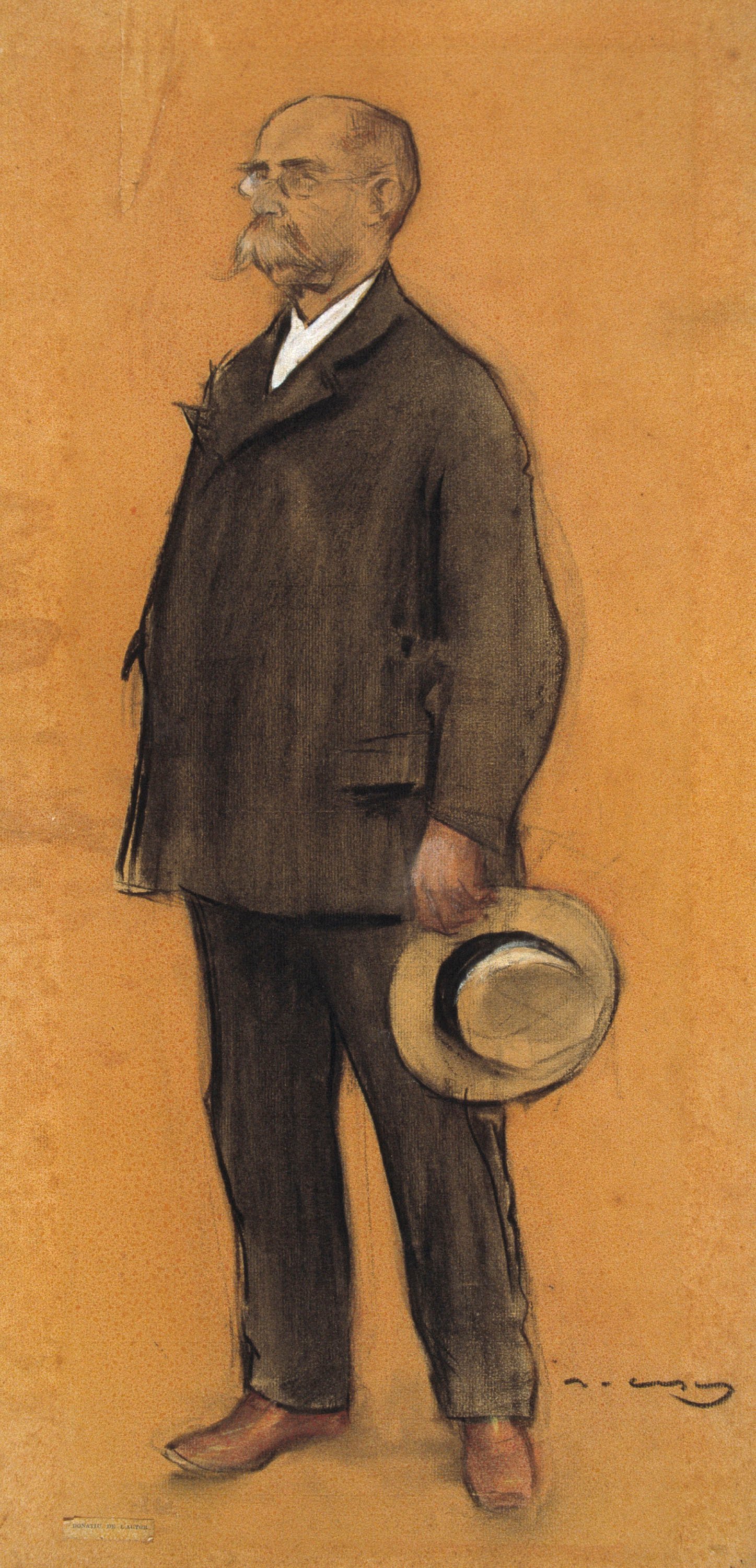 image for: Ramon Casas - Retrat de Francesc Miquel i Badia - Cap a 1897-1899