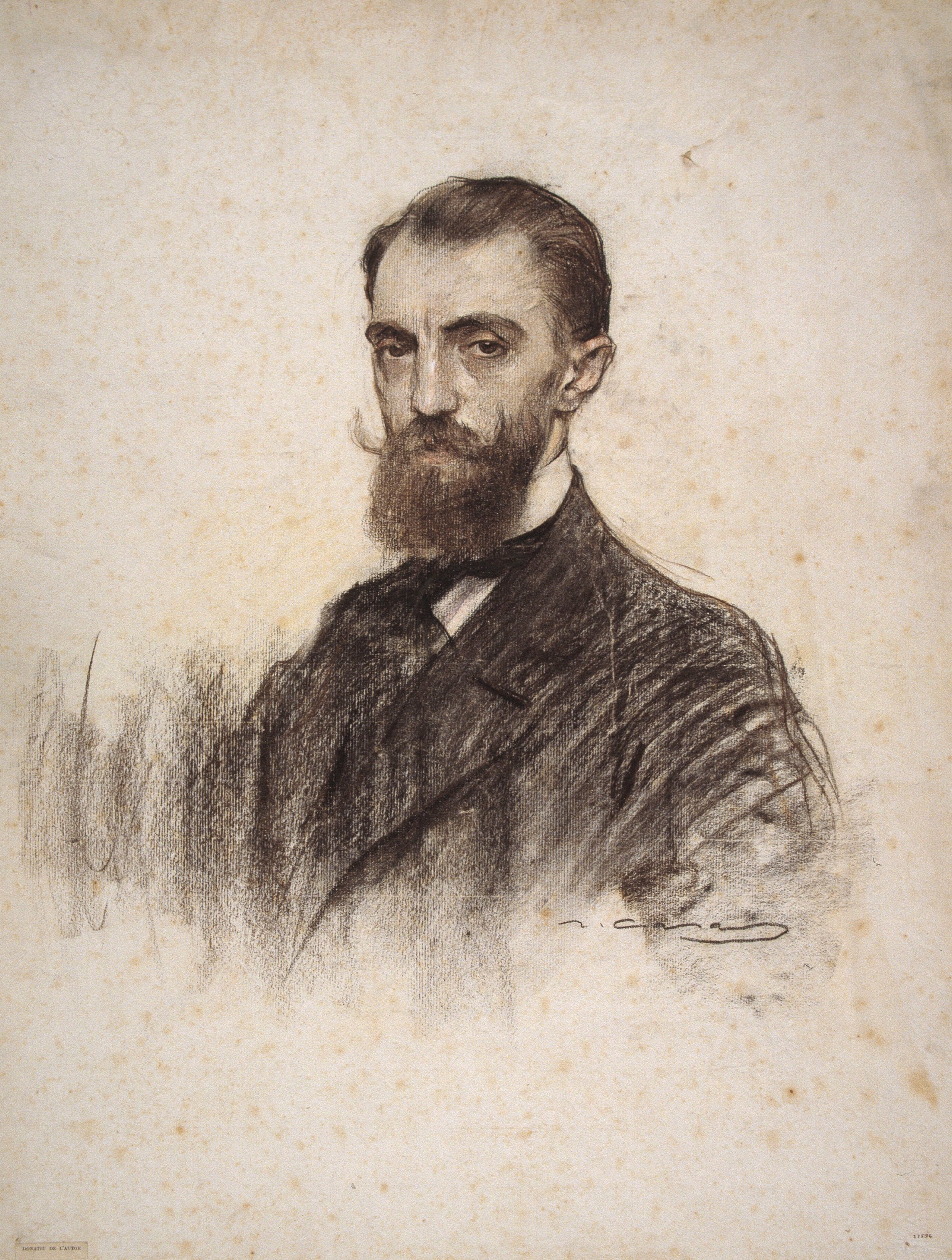 image for: Ramon Casas - Retrat de Joan Moles - Cap a 1906