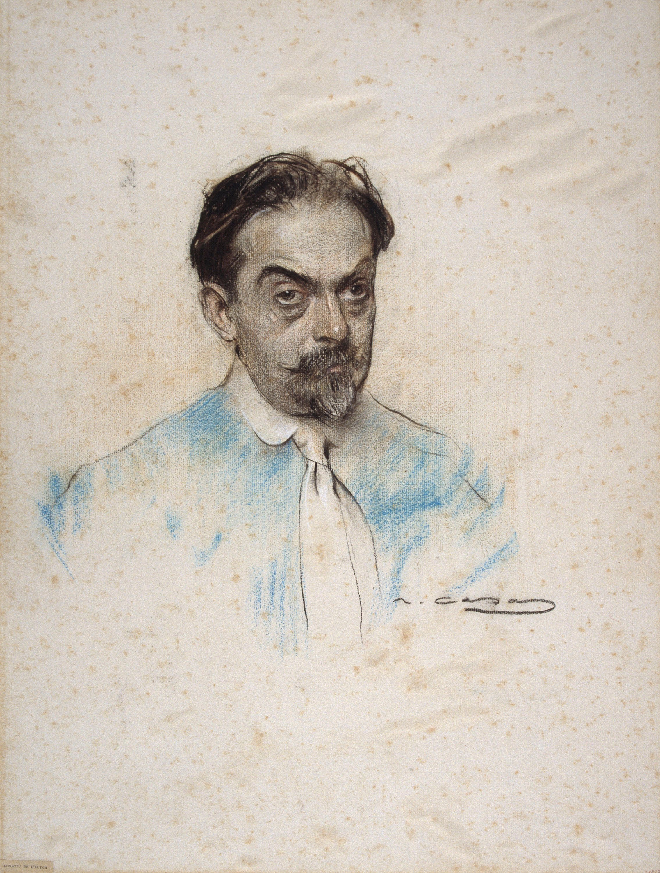 image for: Ramon Casas - Retrat de Josep Miró - Cap a 1904-1908