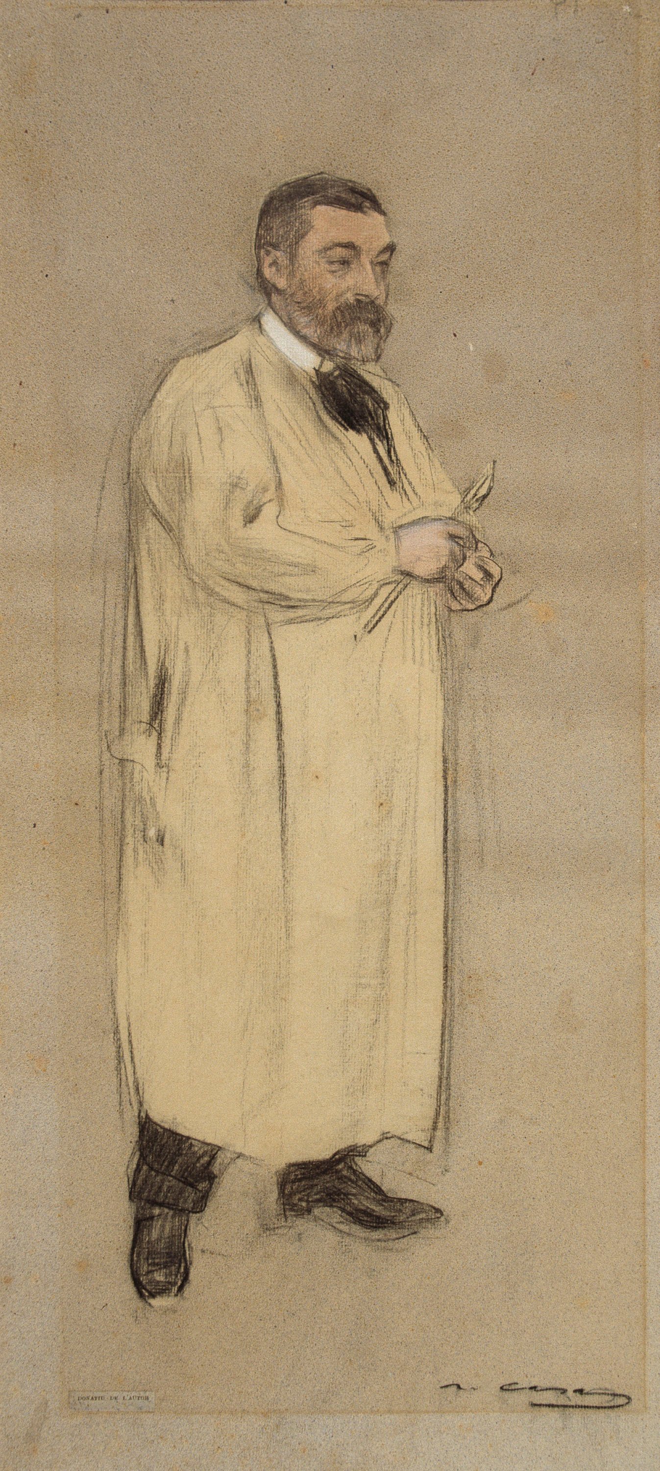 image for: Ramon Casas - Retrat de Josep Montserrat - Cap a 1897-1899