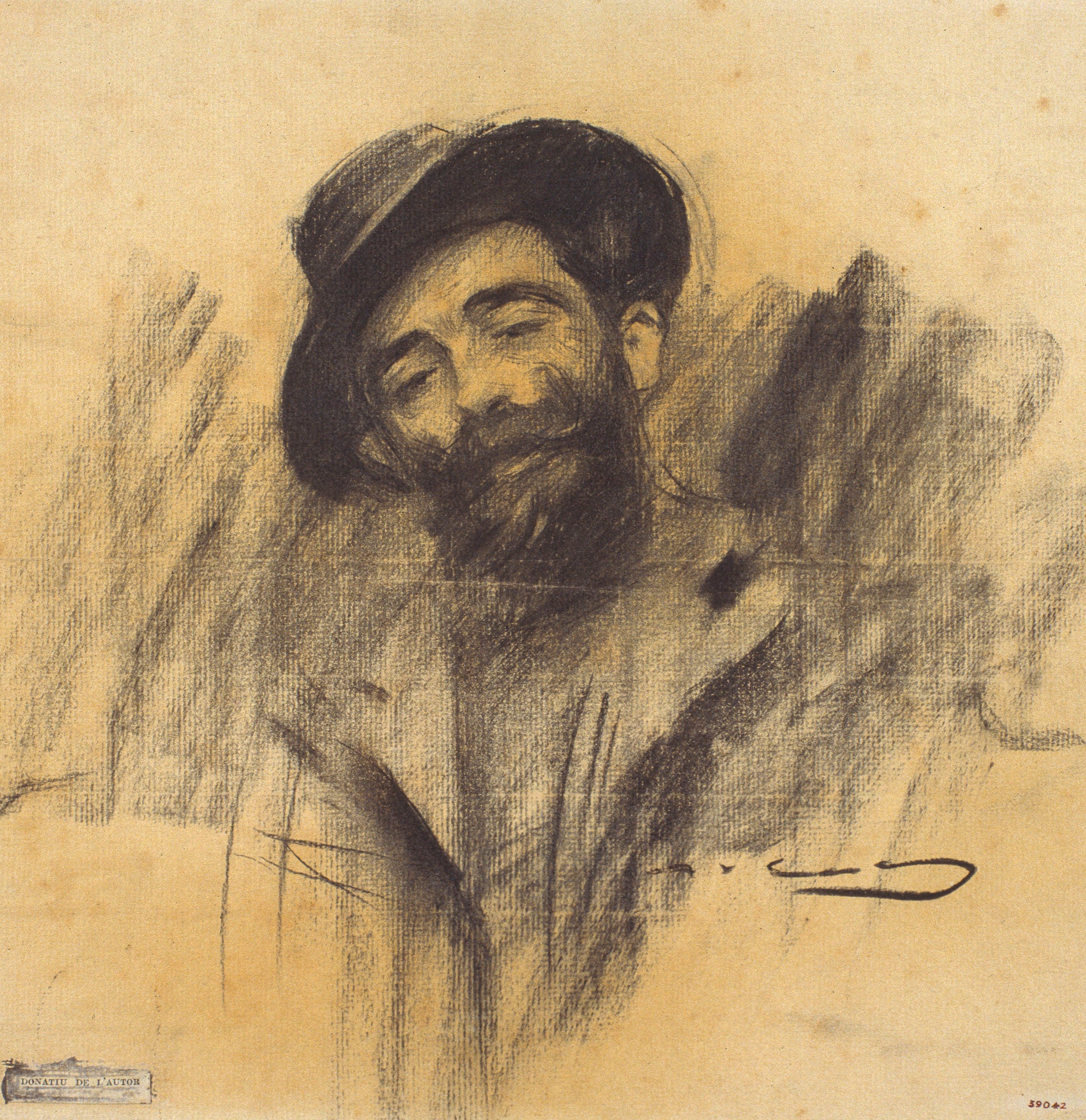 image for: Ramon Casas - Retrat d'Eliseu Meifrèn - Cap a 1902