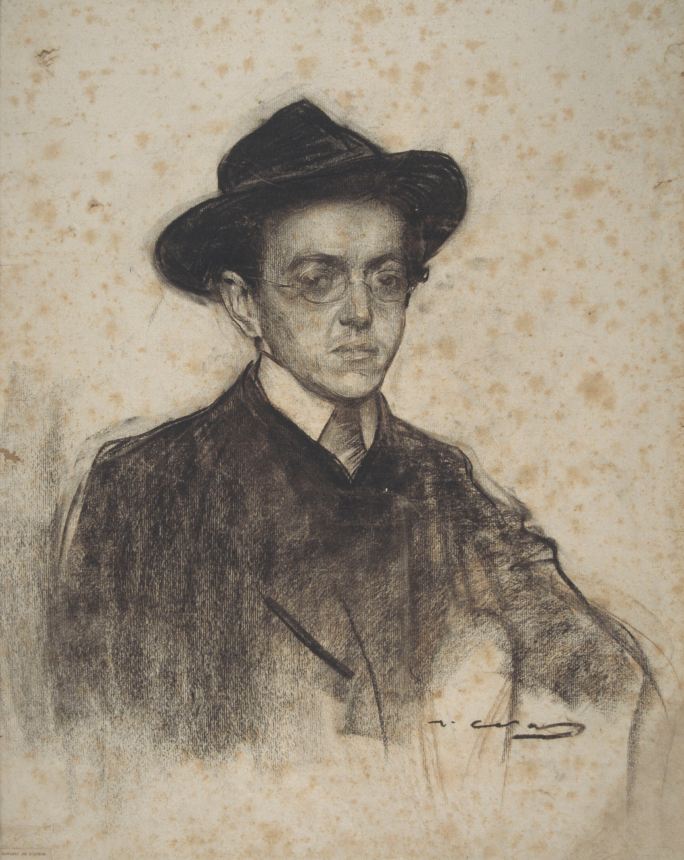 image for: Ramon Casas - Retrat de Rafael Martínez Padilla - Cap a 1904-1908