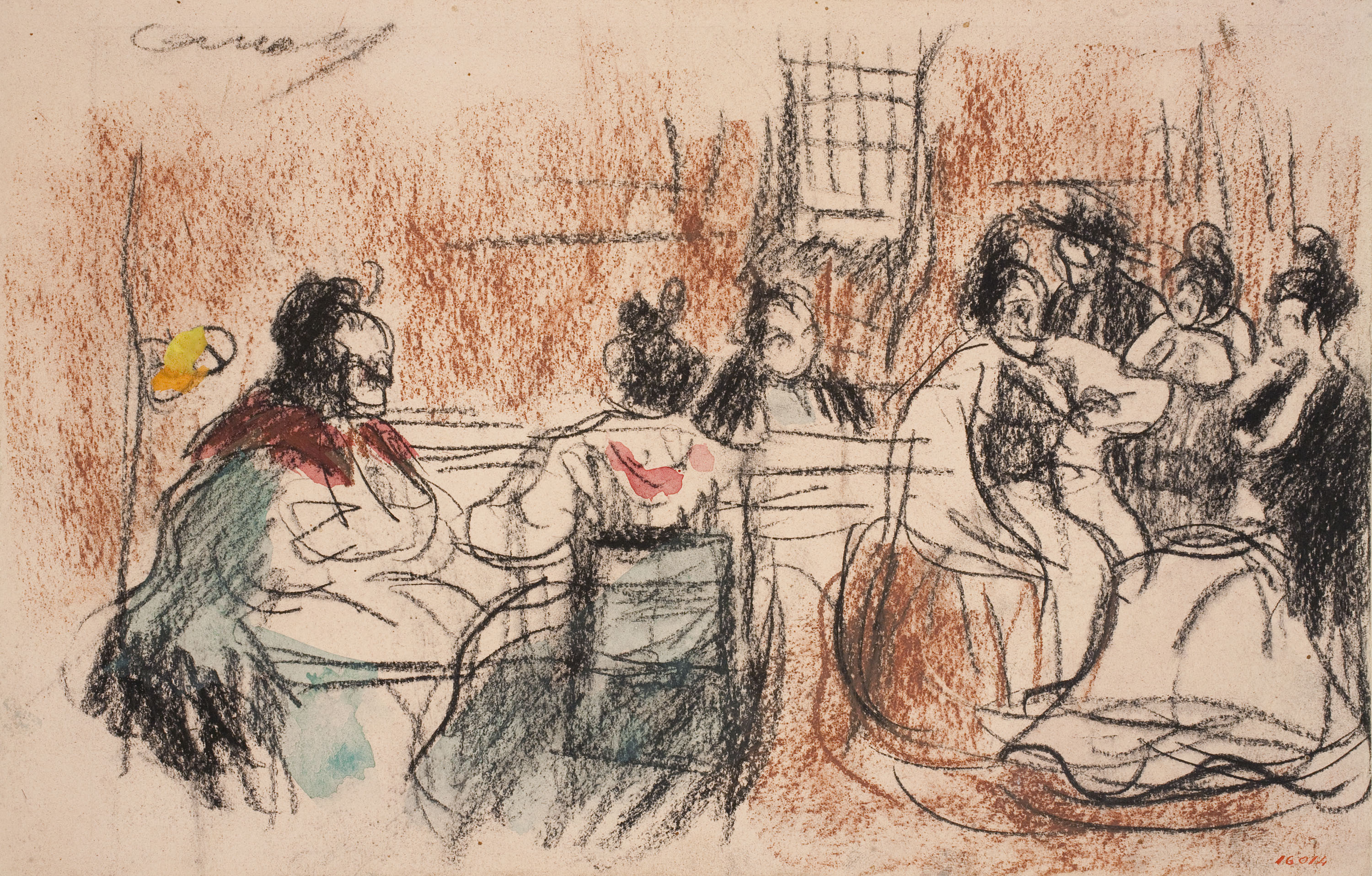 image for: Ricard Canals - Interior de la Reial Fàbrica de Tabacs de Sevilla - Cap a 1898-1899